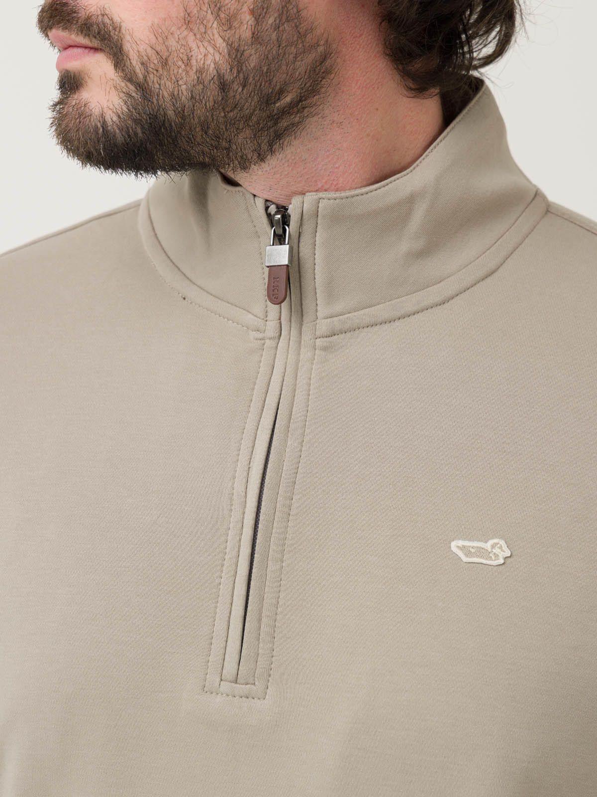 Polerón Algodón Pima Hombre Riminihalf Beige-6