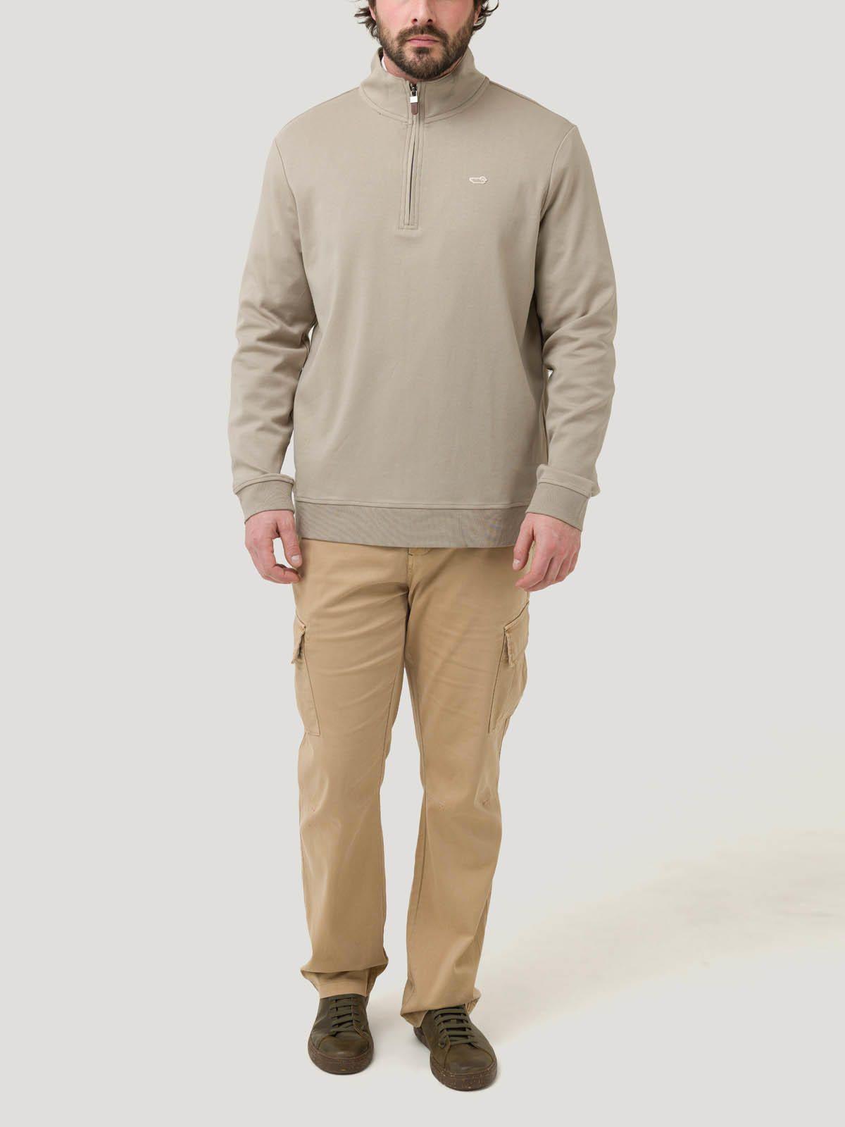 Polerón Algodón Pima Hombre Riminihalf Beige-7