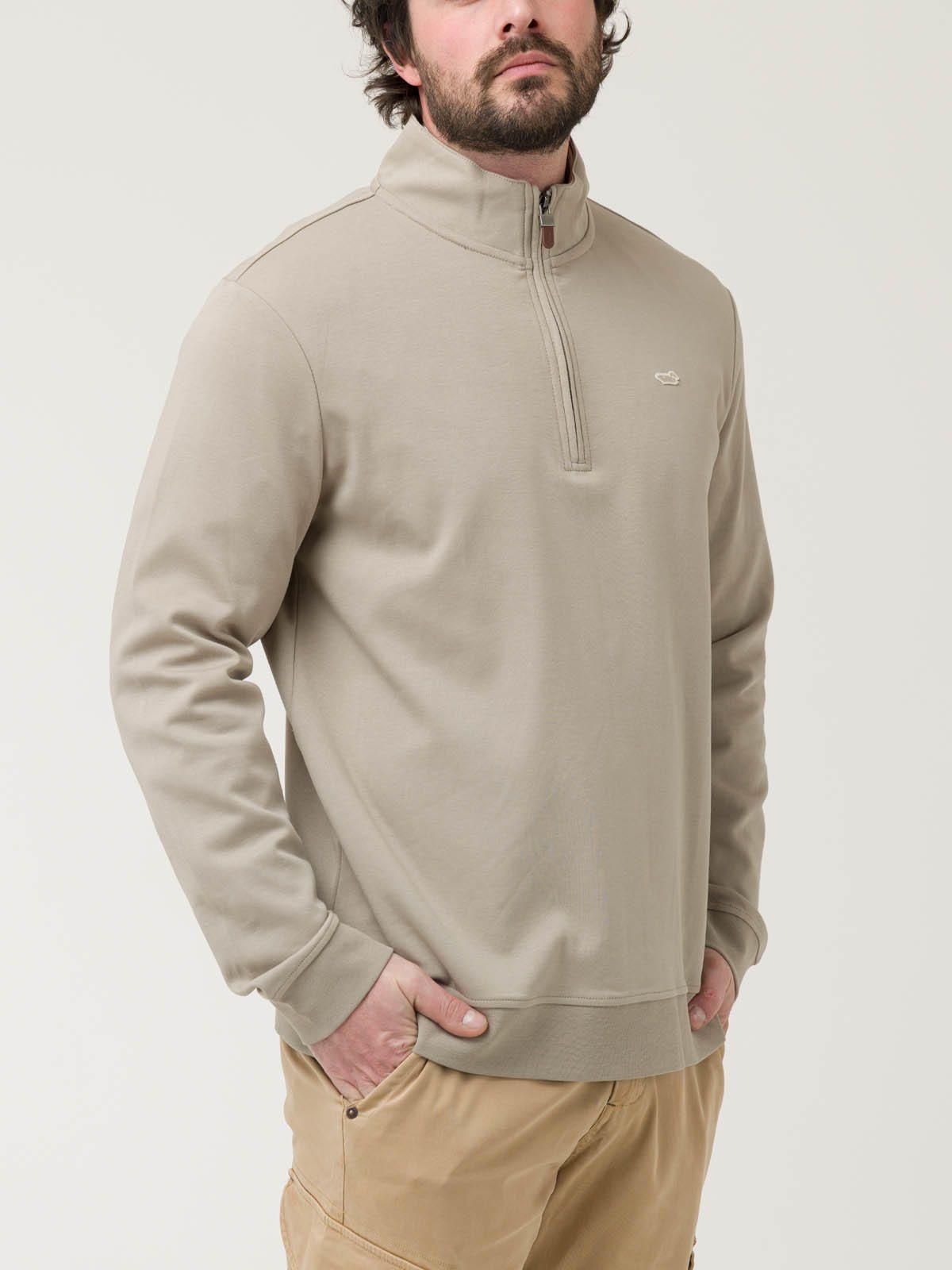 Polerón Algodón Pima Hombre Riminihalf Beige-4
