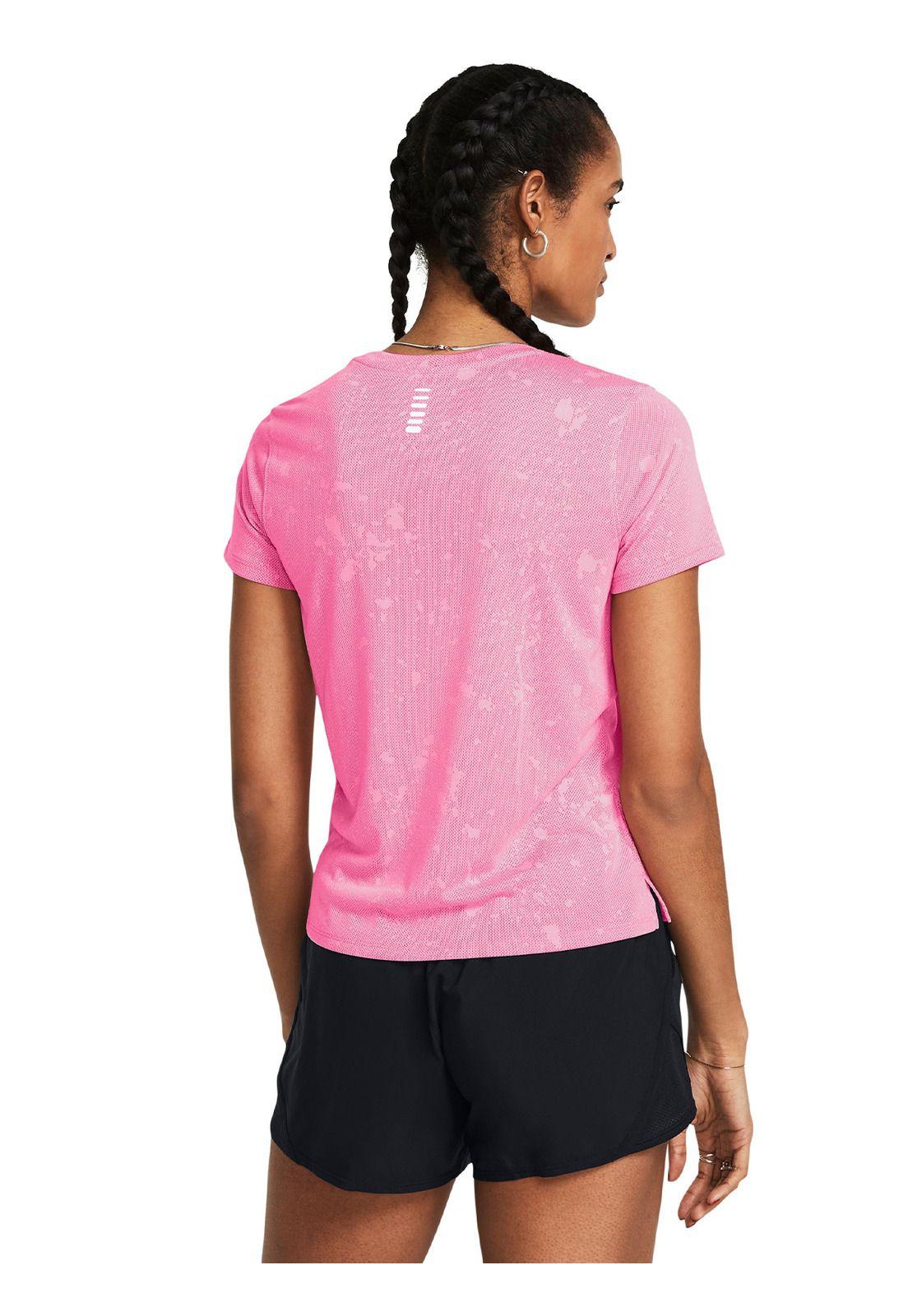 Polera Manga Corta L Splatter Mujer Rosado-1