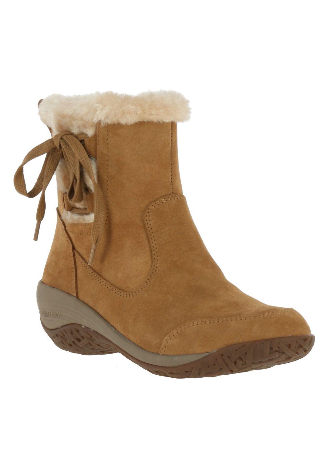 Botín Cuero Mujer Krull Camel-0