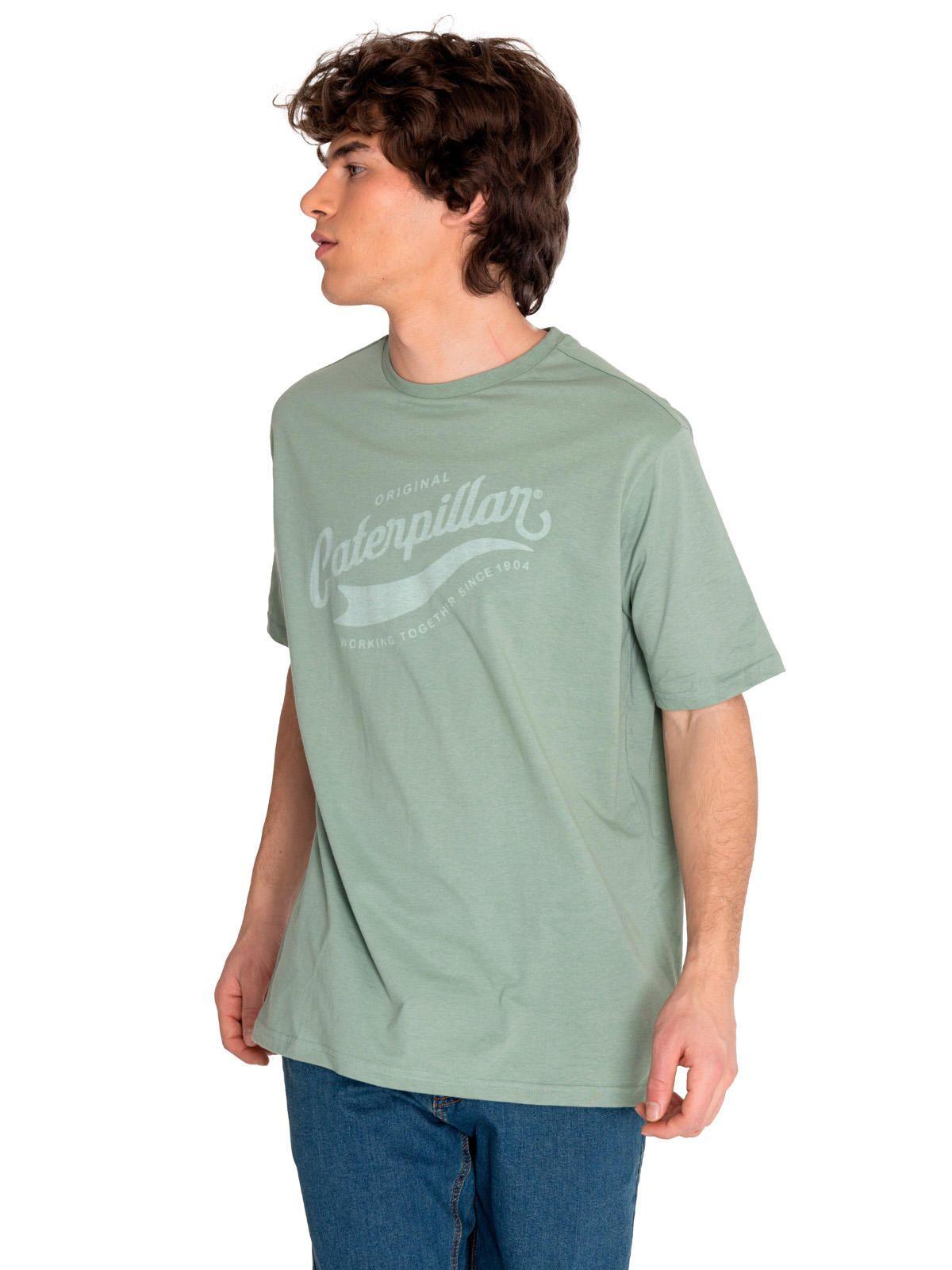 Polera Manga Corta Hombre Hs Tradition Graph2 Verde-1
