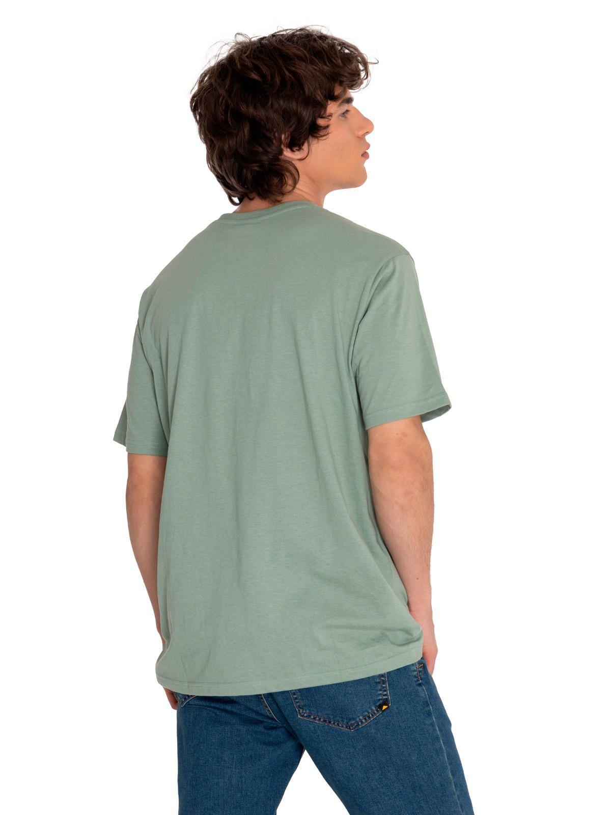 Polera Manga Corta Hombre Hs Tradition Graph2 Verde-3