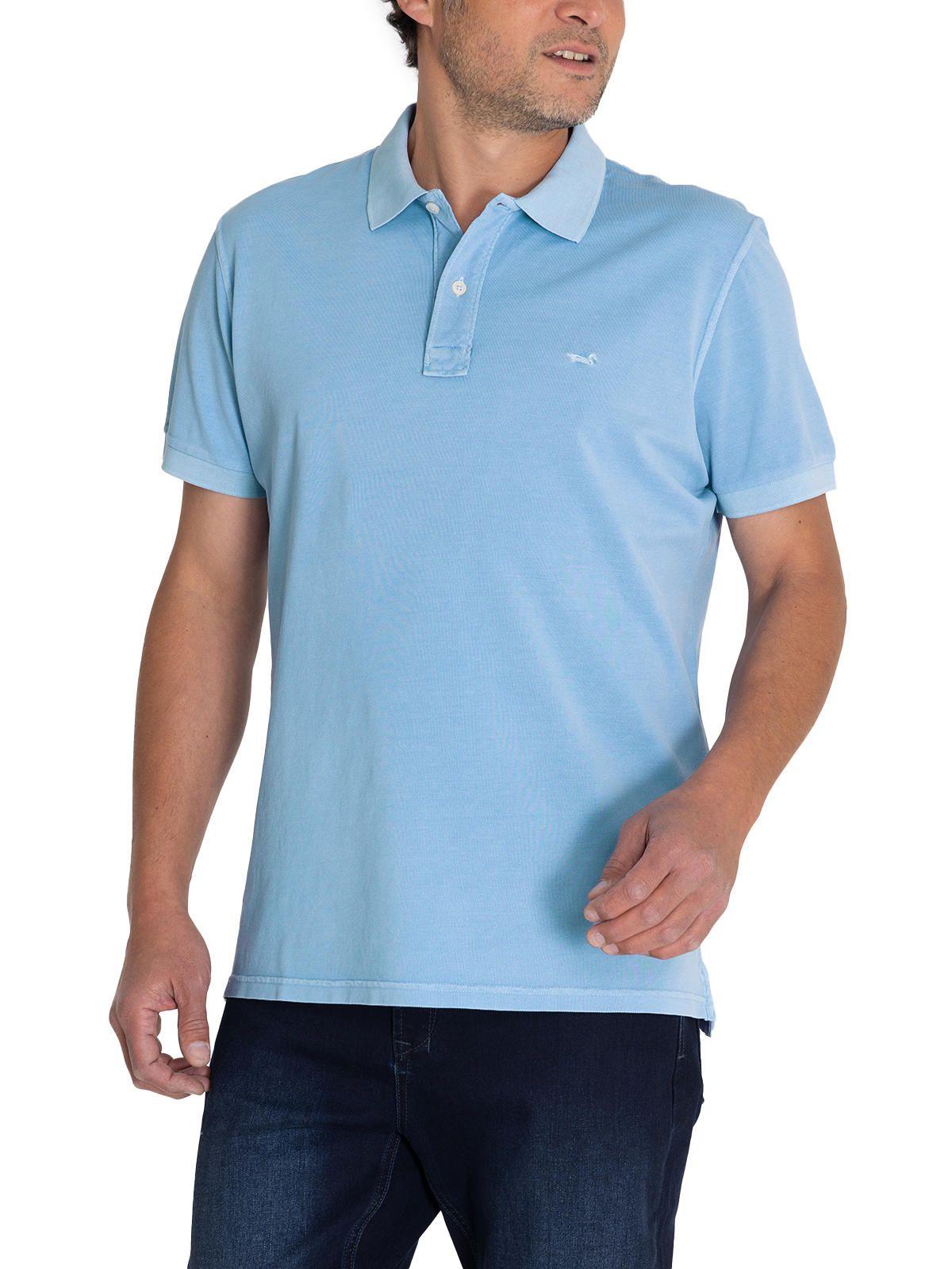 Polera Algodón Org Celeste Piquepro Hombre -6