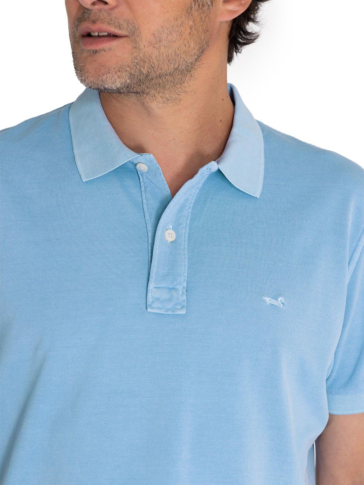 Polera Algodón Org Celeste Piquepro Hombre -5