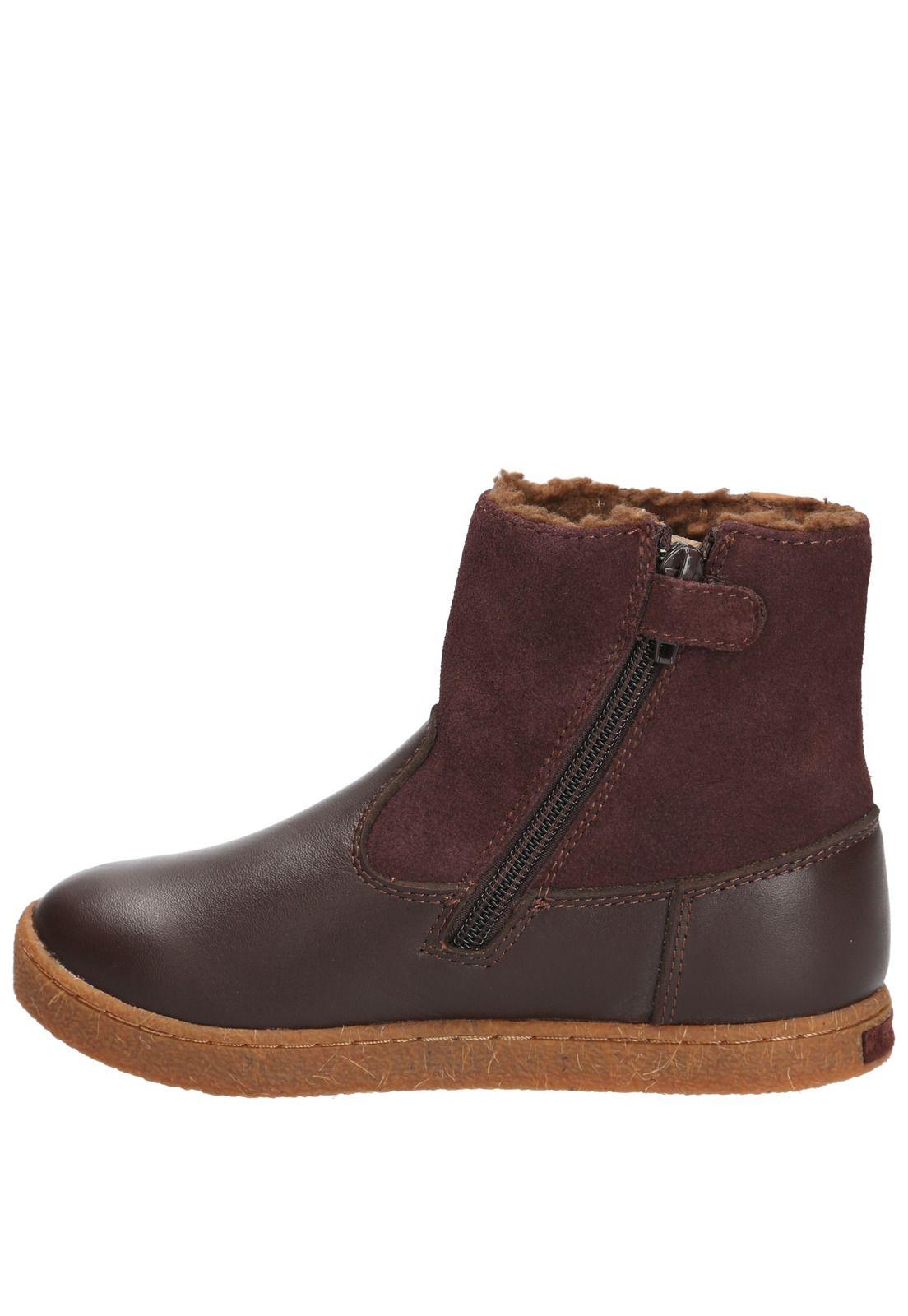 Bota Cuero Brody  Niño Café-0