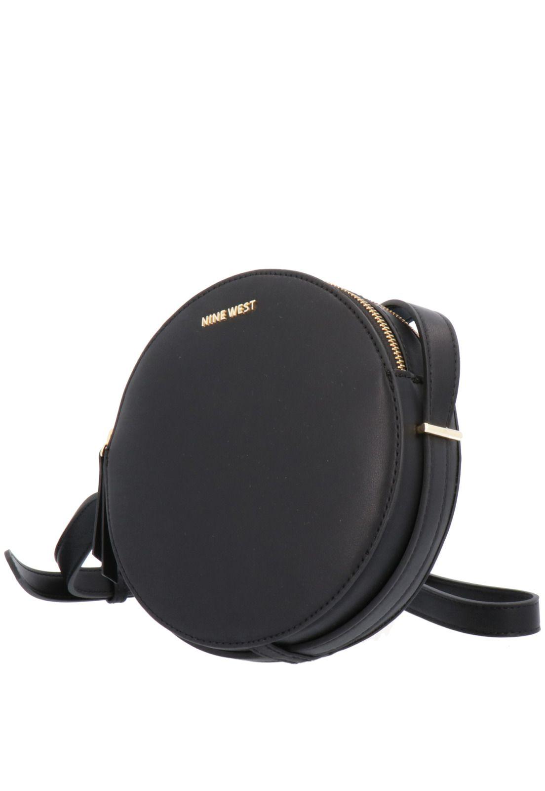 Cartera Round About Crossbody Negro Mujer-1
