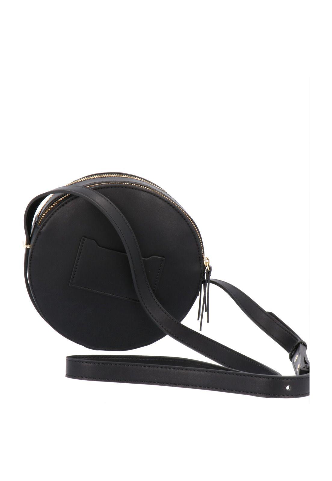 Cartera Round About Crossbody Negro Mujer-2