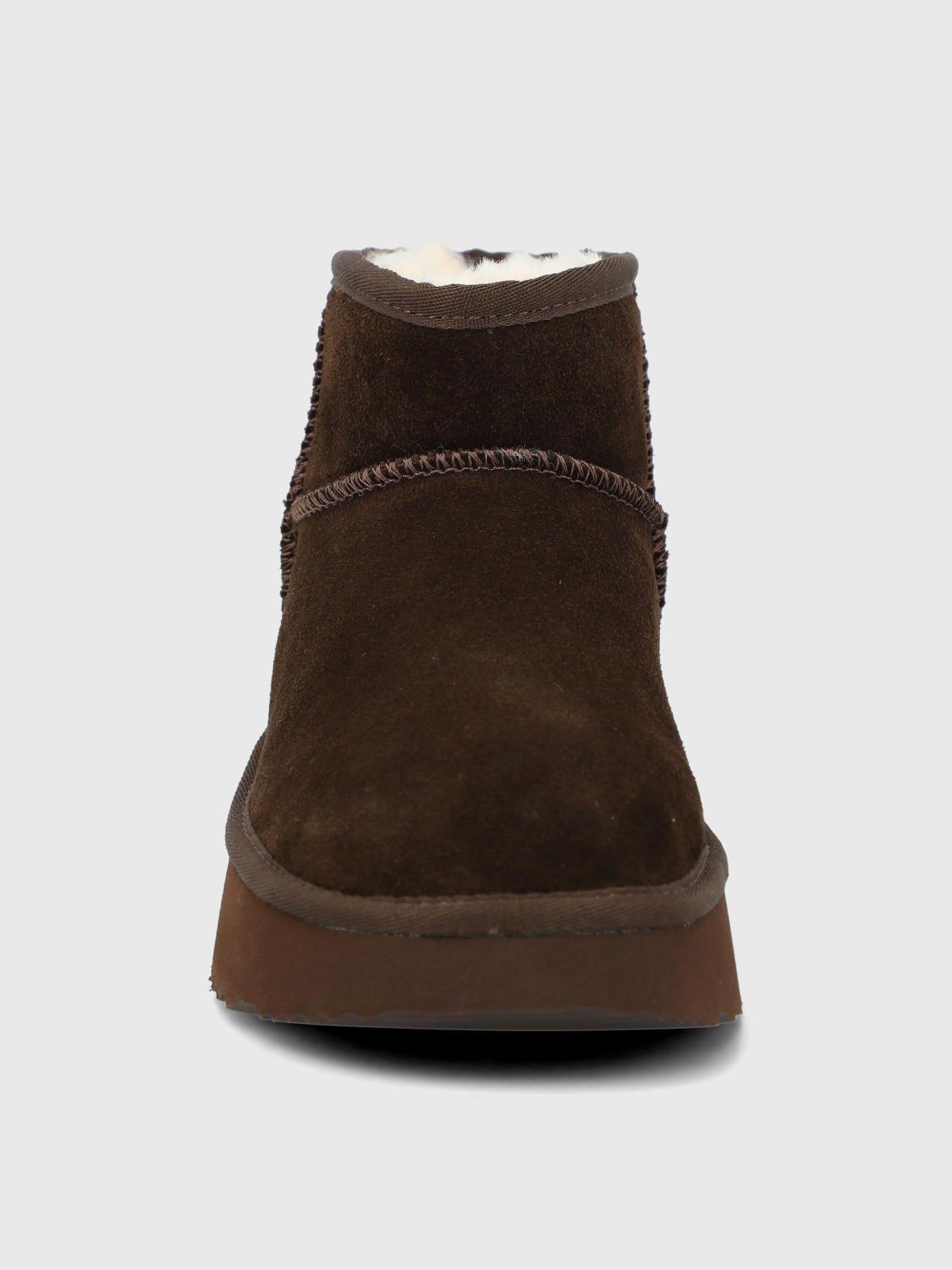 Botin Cuero Mujer Erla Café Oscuro-3