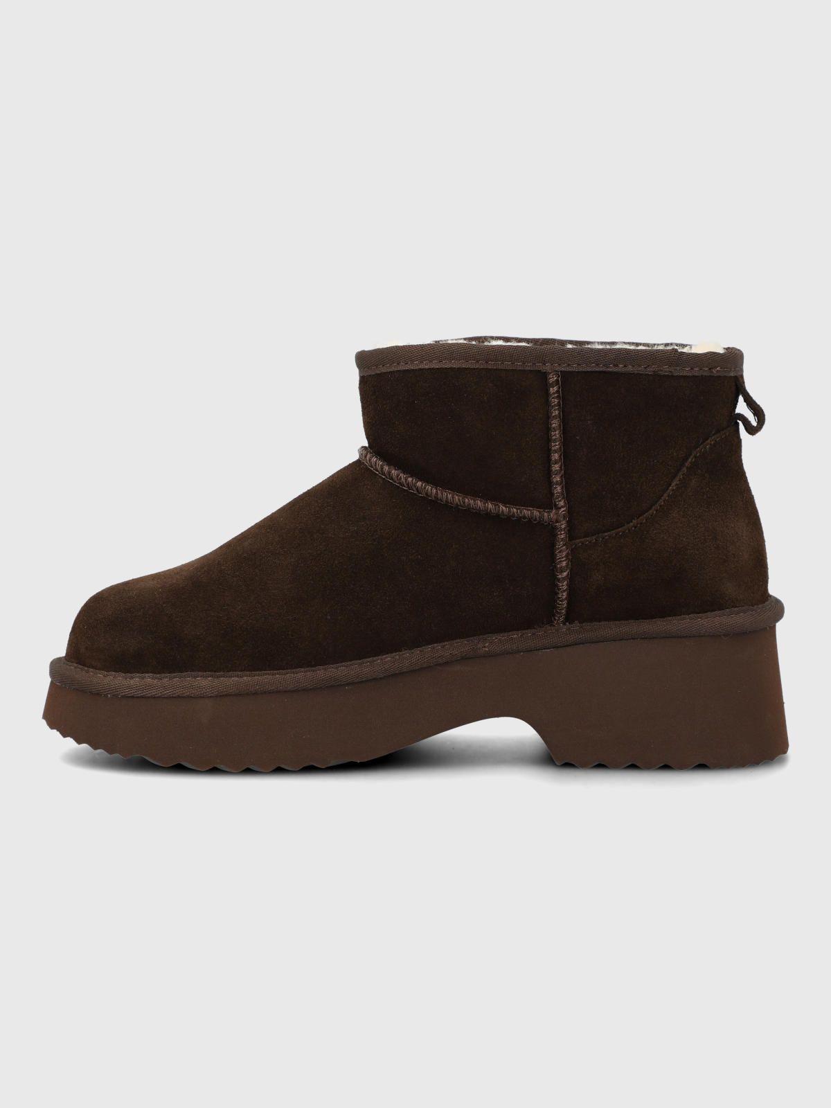 Botin Cuero Mujer Erla Café Oscuro-4