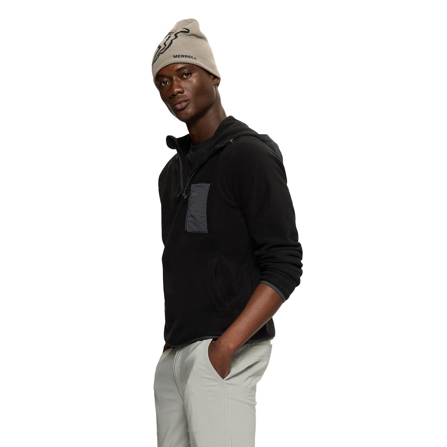 Polar Hombre Hooded Fleece Negro-1