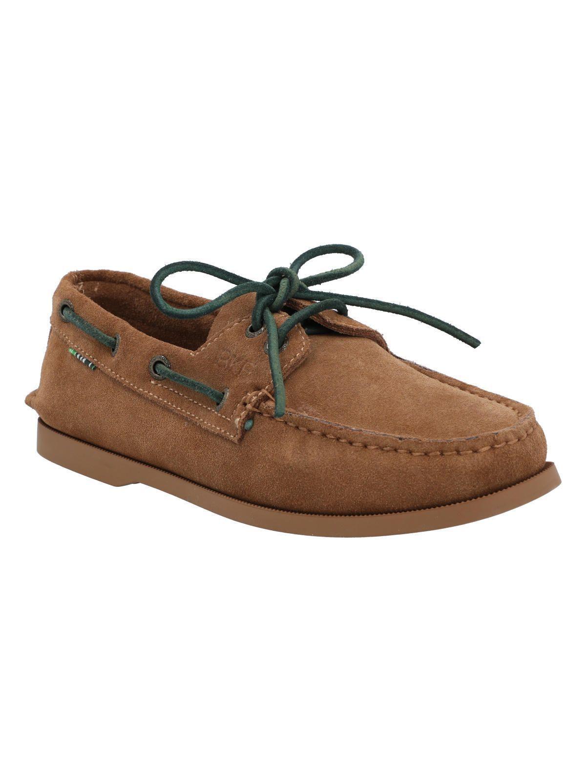 Zapato Cuero Mujer Boat Café-1