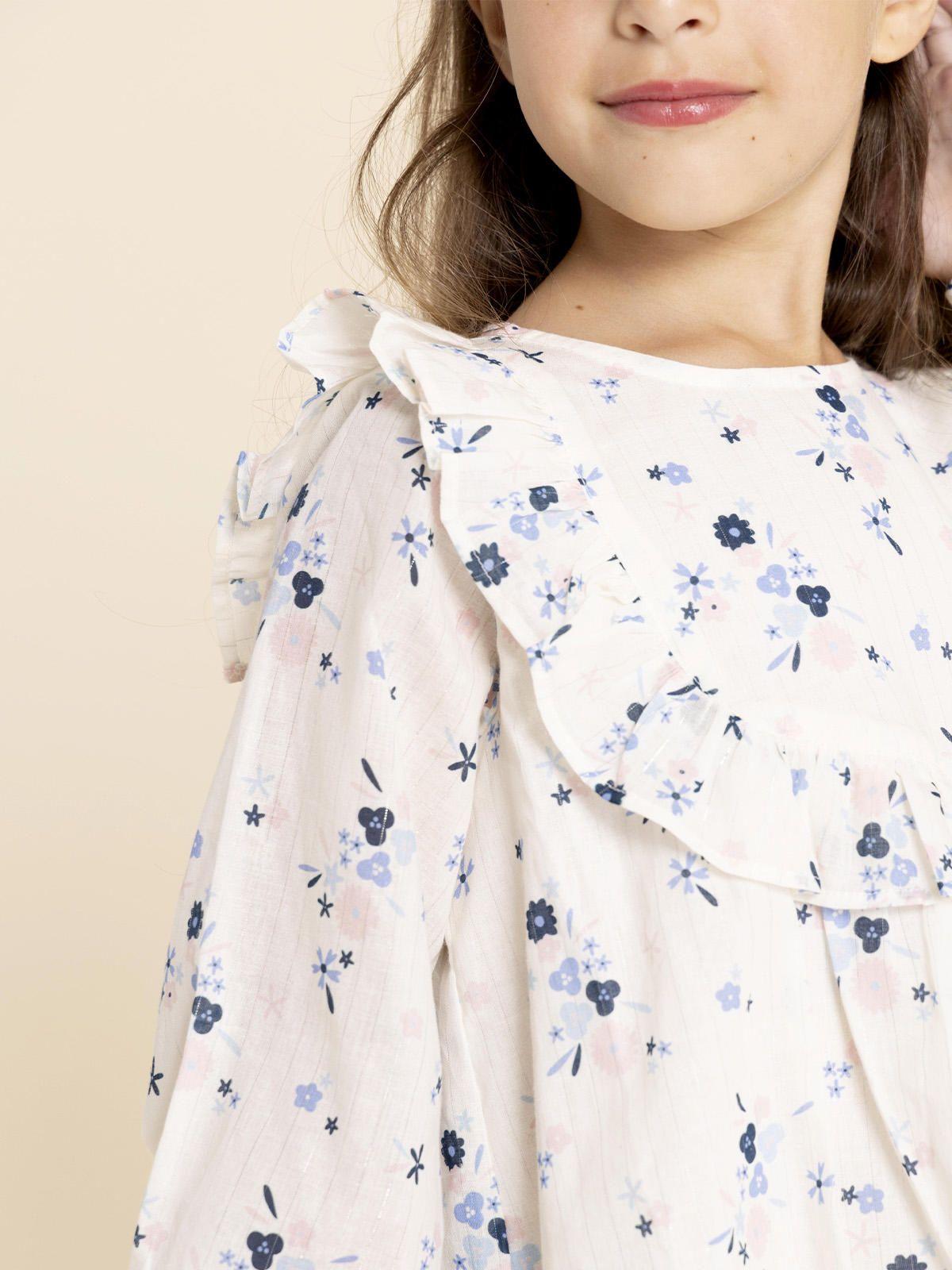 Blusa Manga Larga Julieta Niña Rosado-3