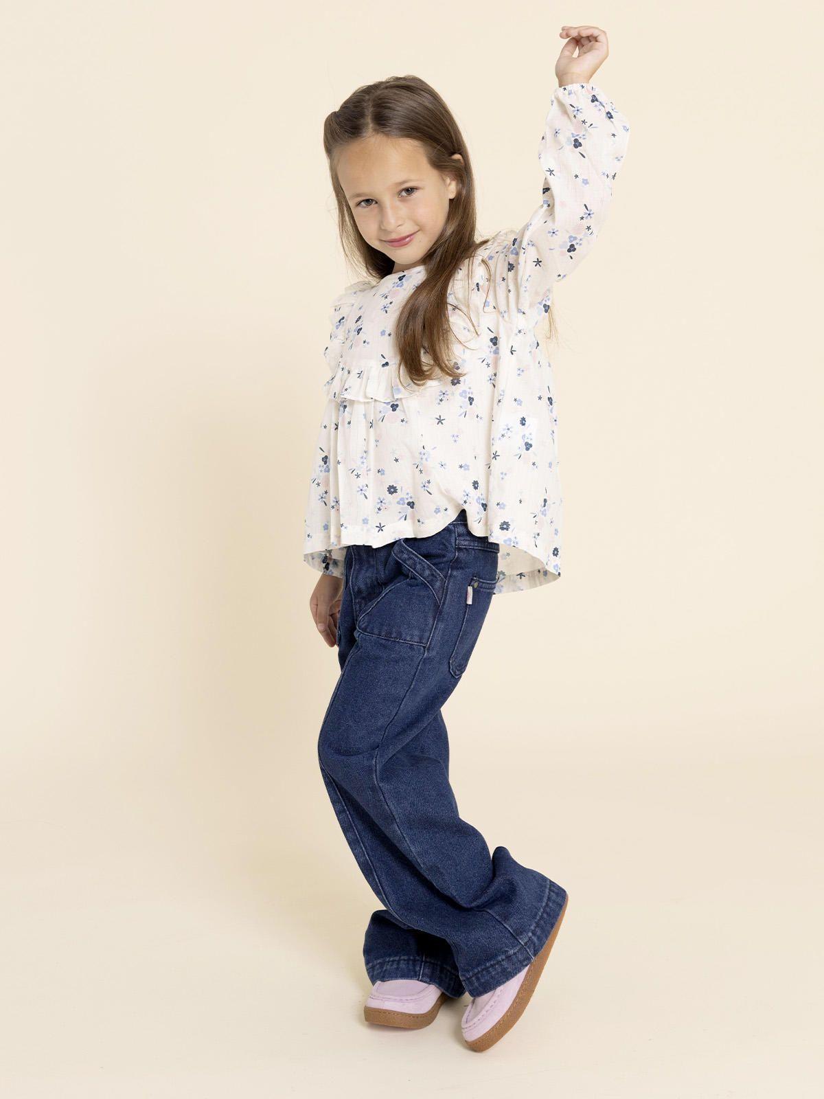 Blusa Manga Larga Julieta Niña Rosado-4