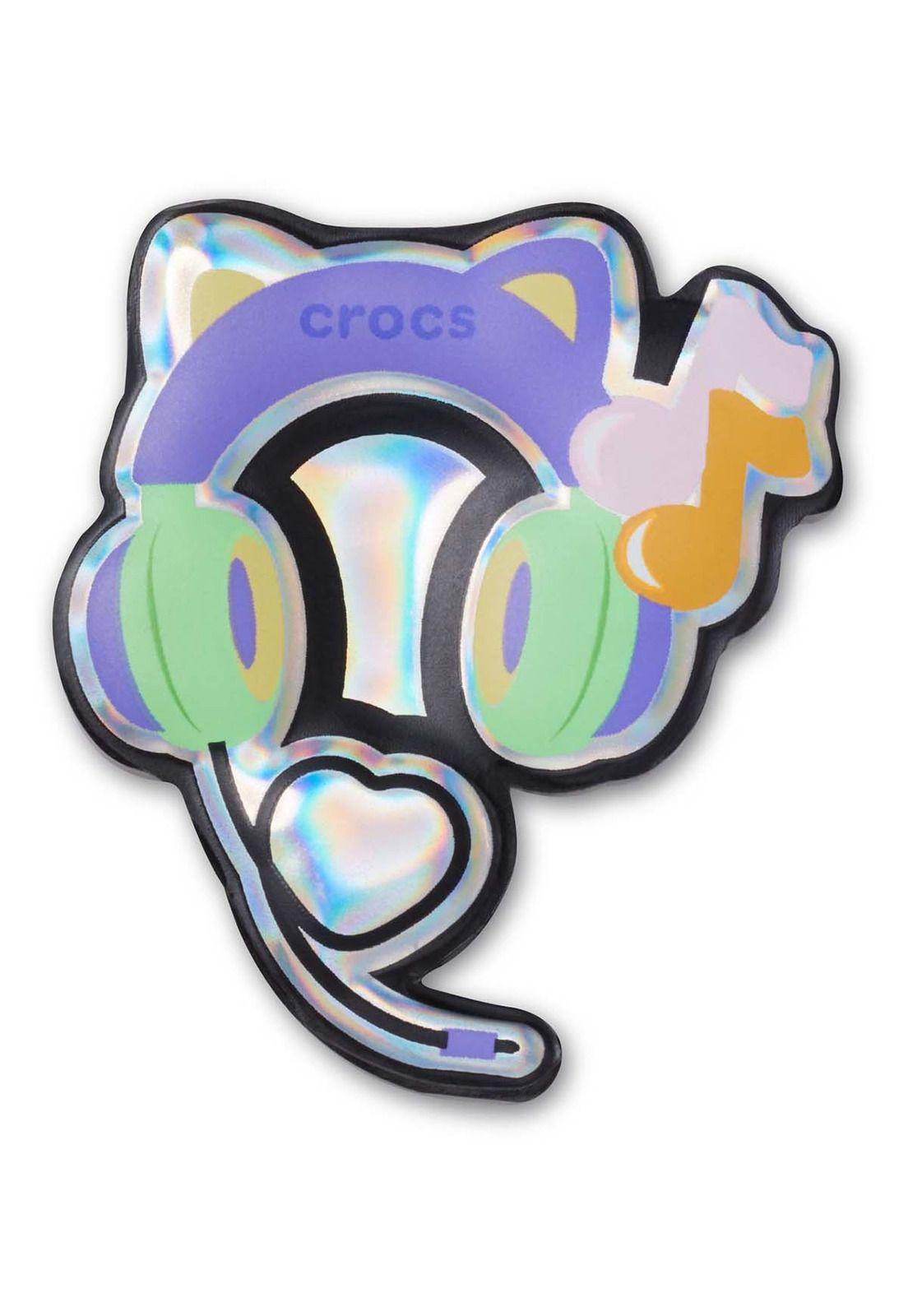 Jibbitz Auriculares Hológrafos Morado-0