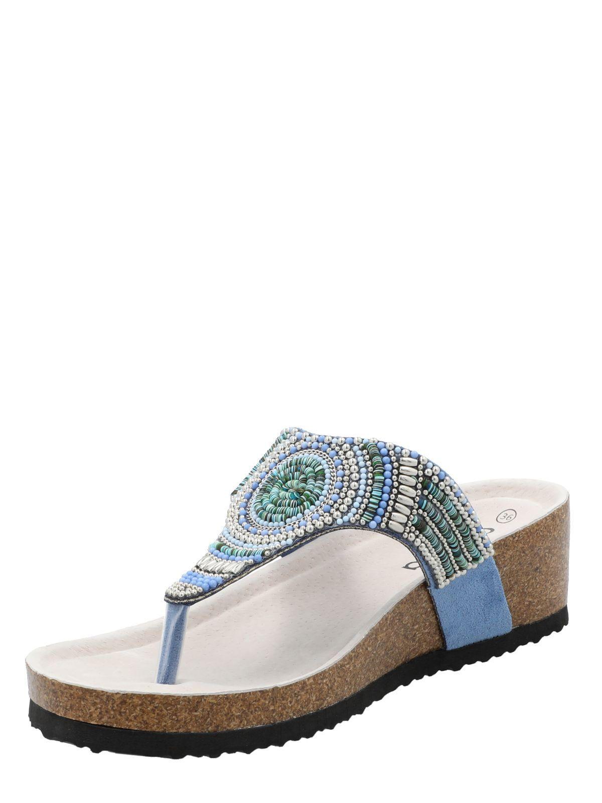 Sandalia Mujer Paloma Denim-4