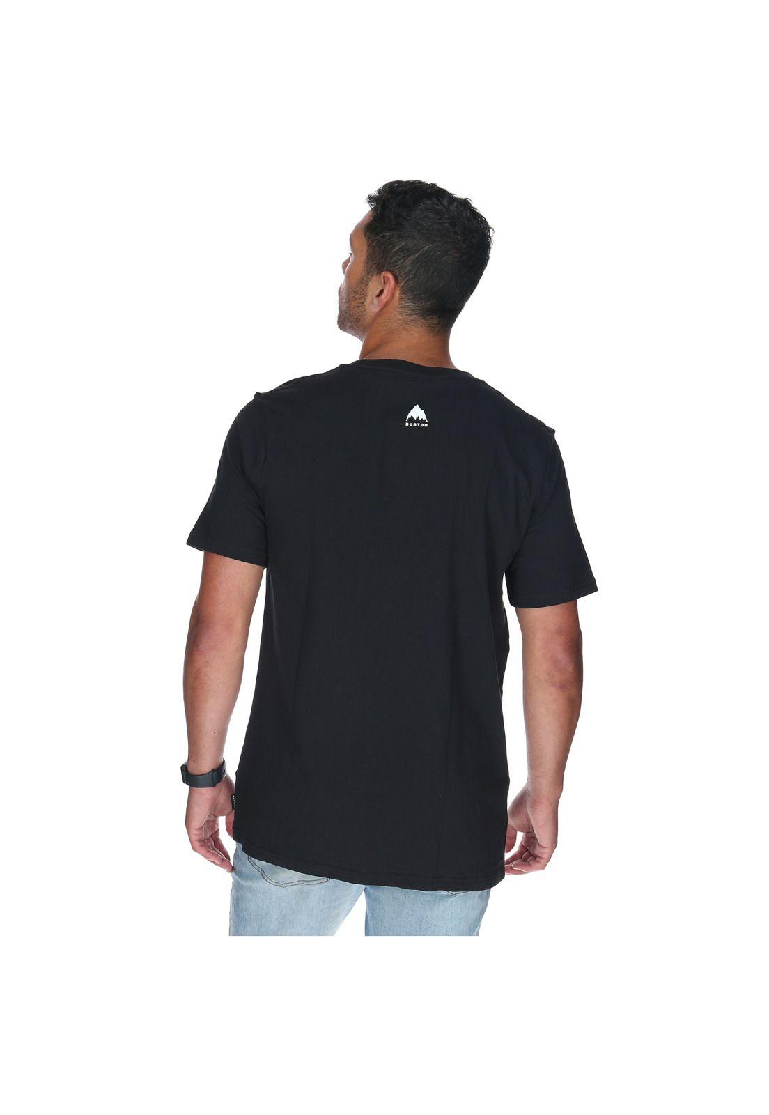 Polera M/C Hombre Monte Blanca Negro-2