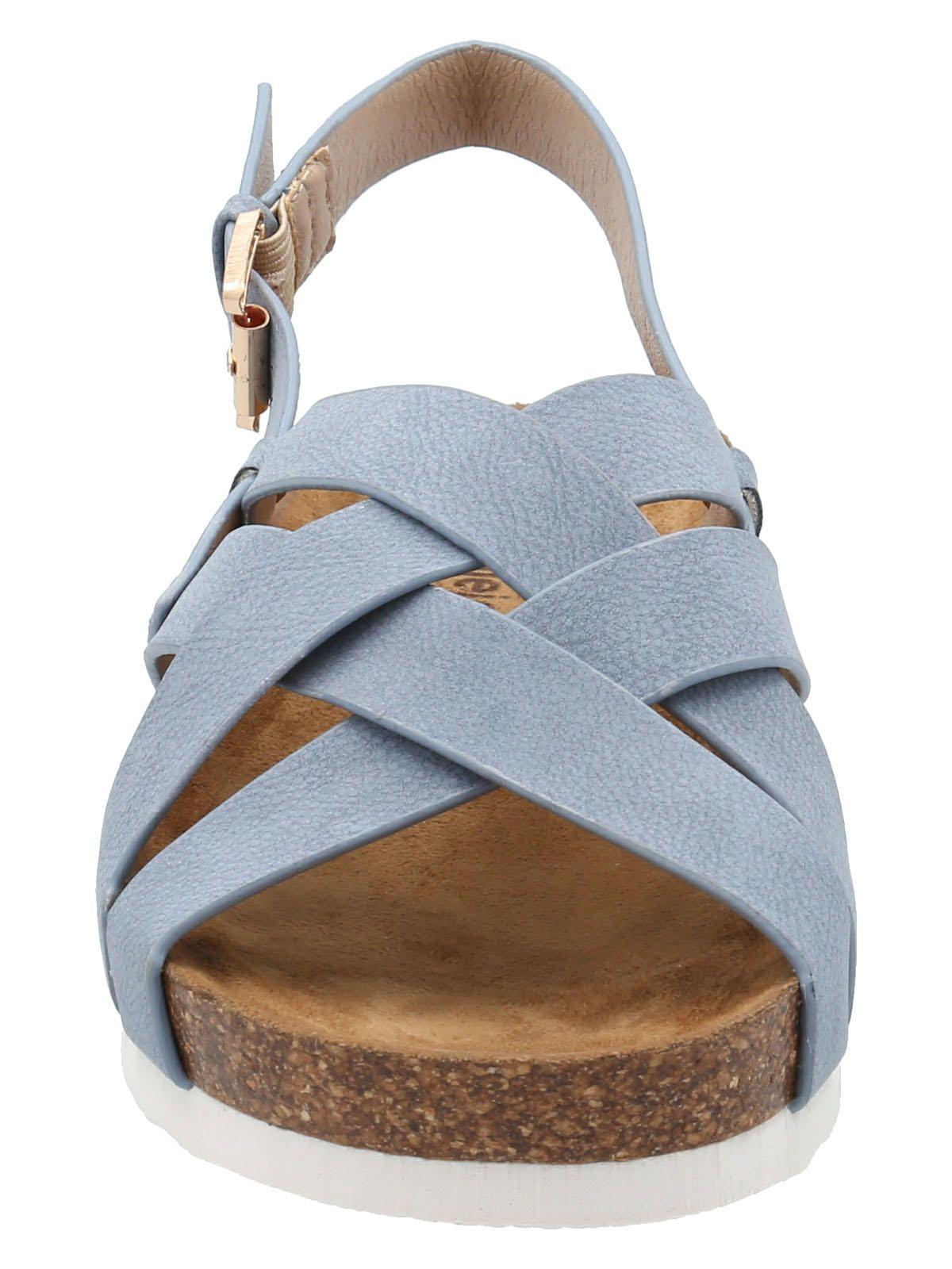 Sandalia Mujer Gennaro Denim -3