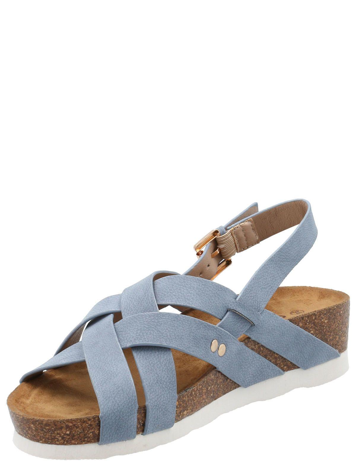 Sandalia Mujer Gennaro Denim -4