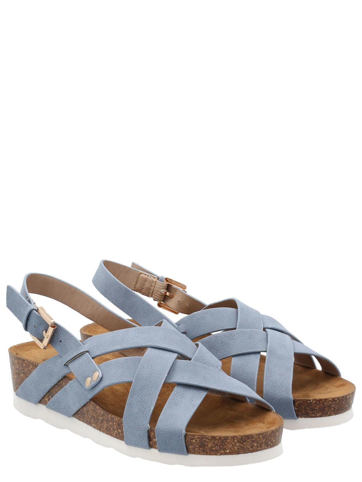 Sandalia Mujer Gennaro Denim -7