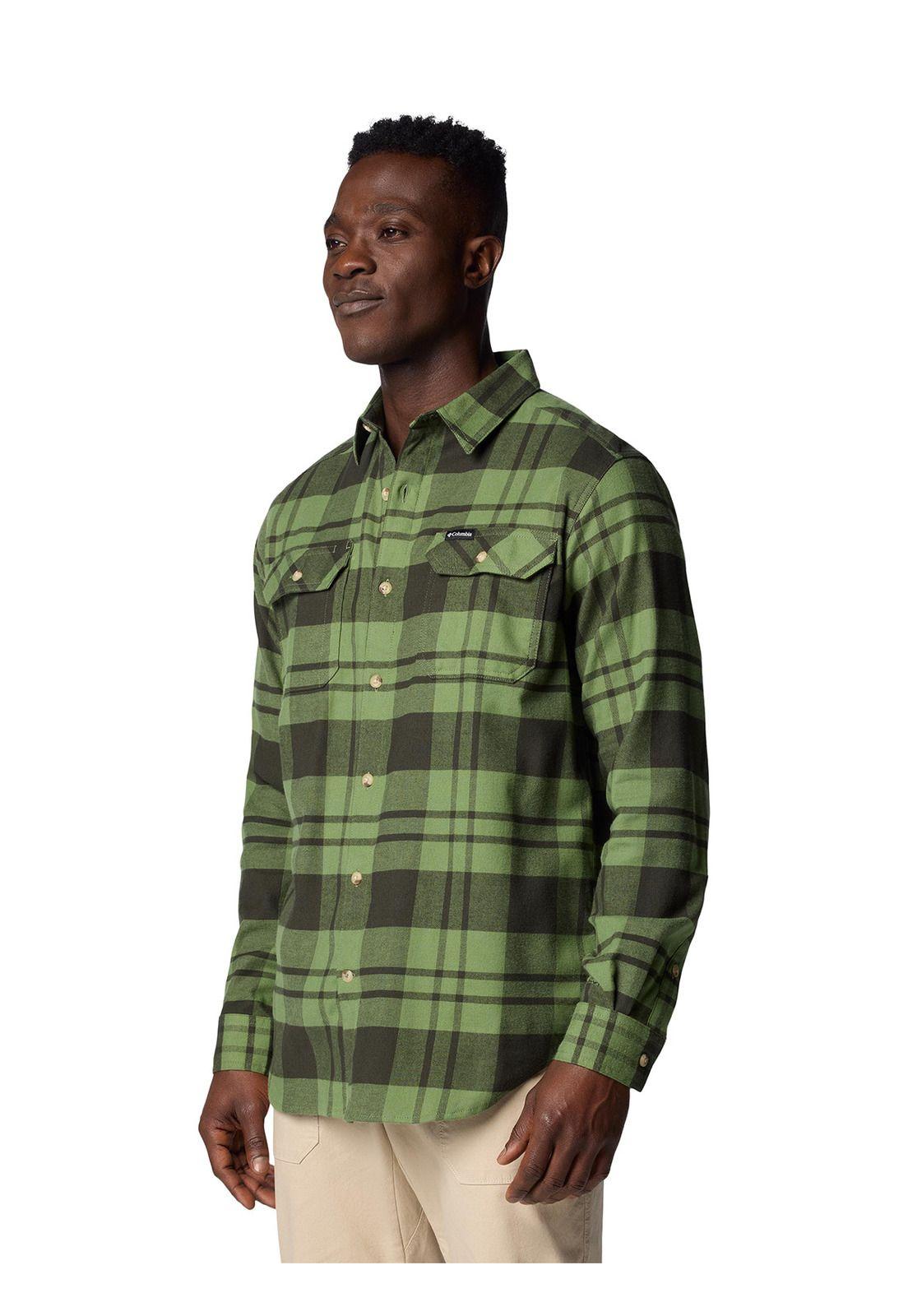 Camisa manga larga Hombre Flare Gun Stch Verde-1