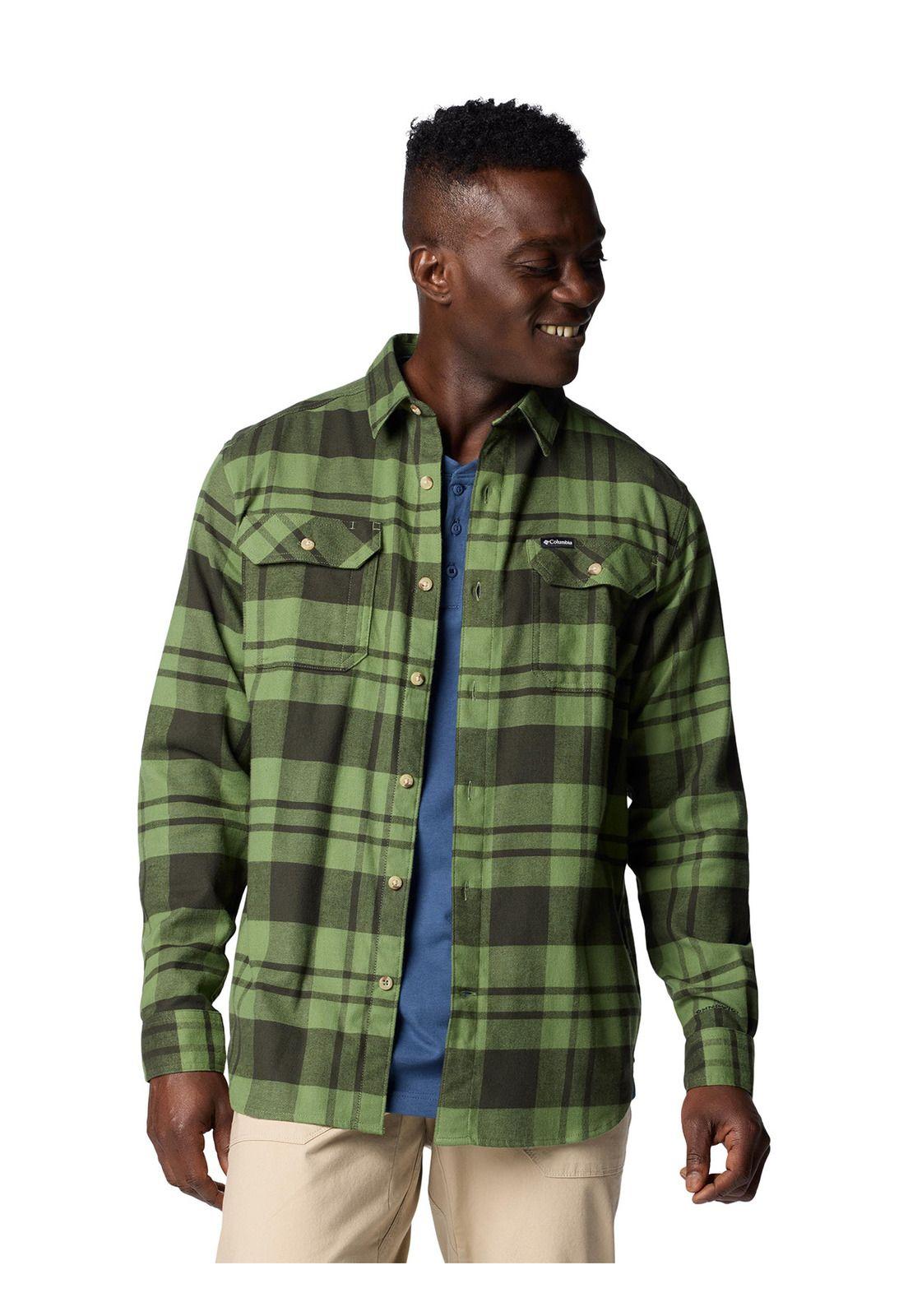 Camisa manga larga Hombre Flare Gun Stch Verde-4