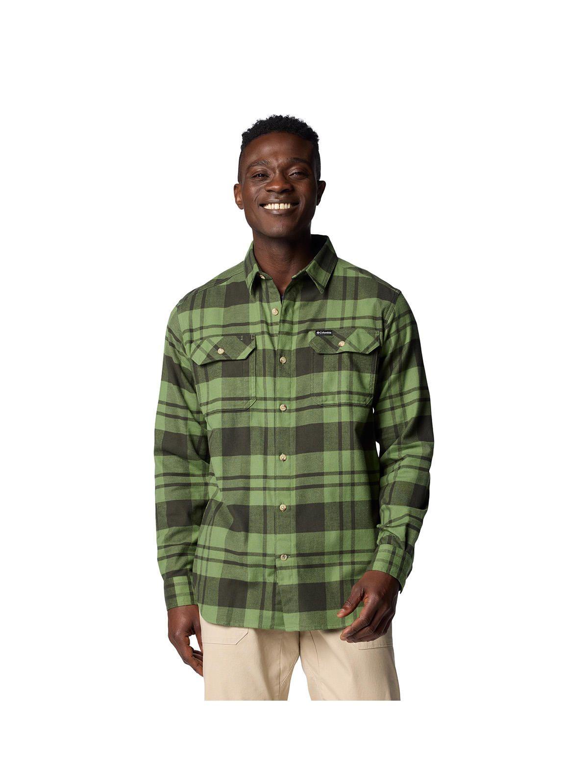 Camisa manga larga Hombre Flare Gun Stch Verde-0