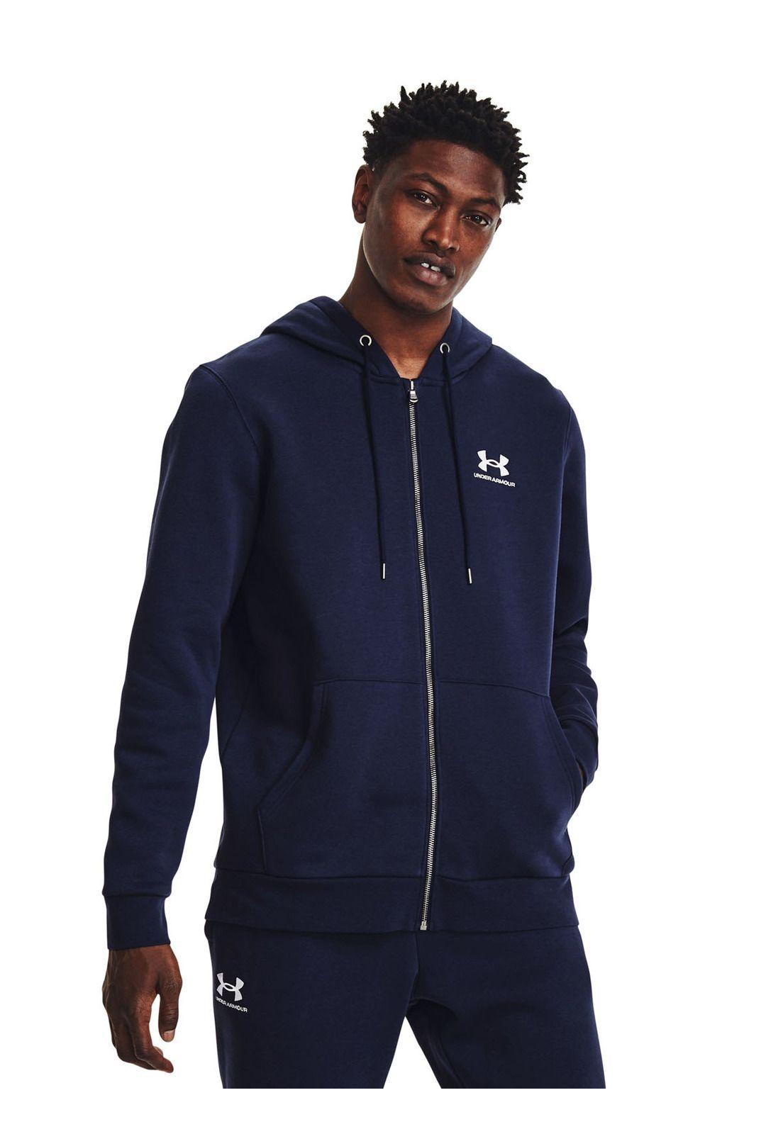 Polerón UA Icon Fleece para hombre Marino-3