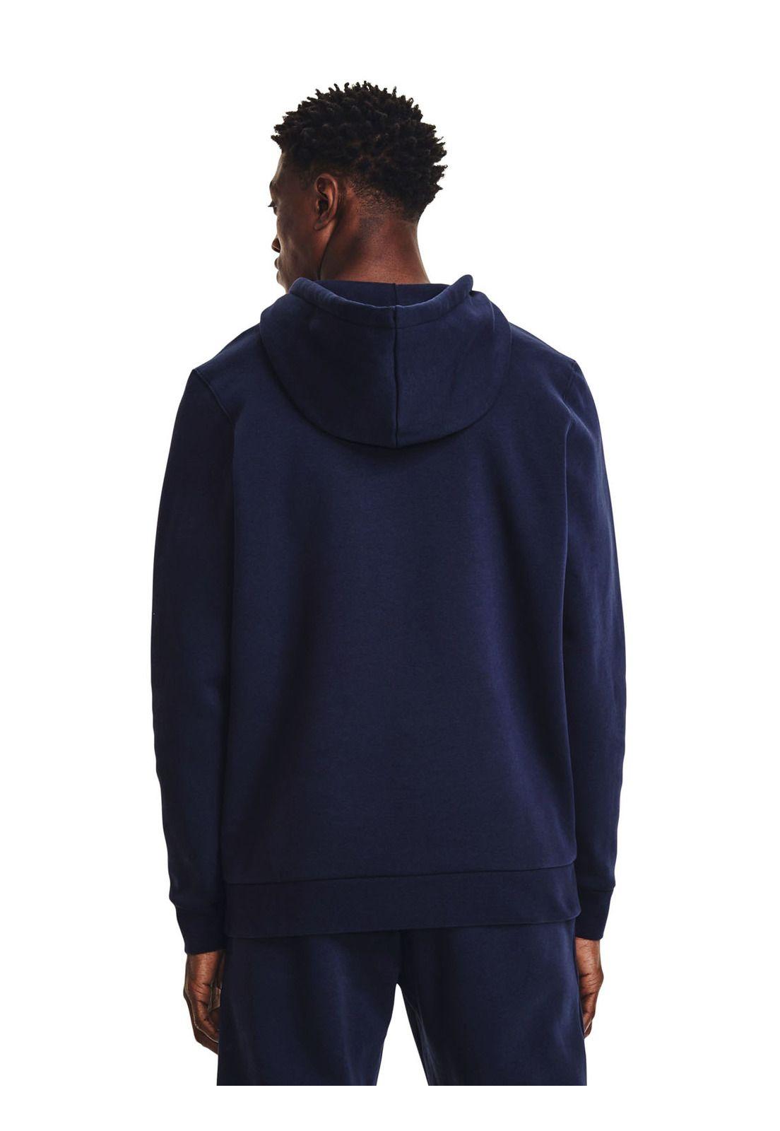 Polerón UA Icon Fleece para hombre Marino-4