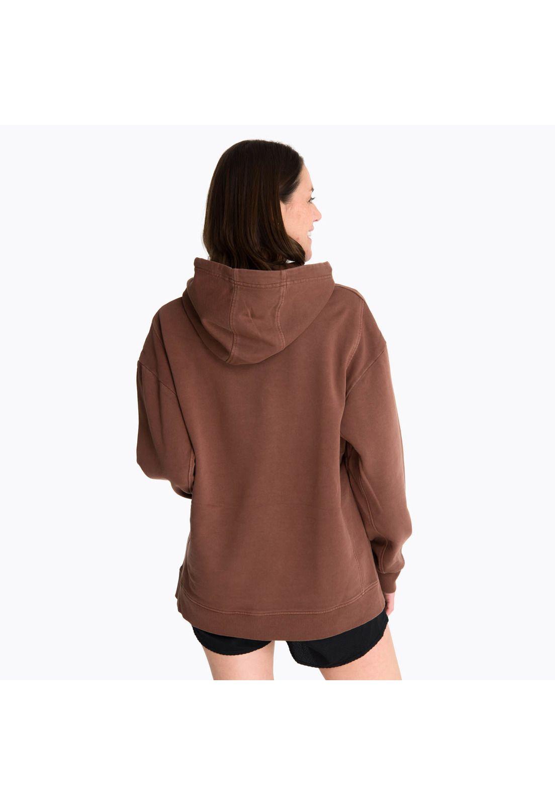 Poleron Mujer Hoodie Arewhana Terracota -3