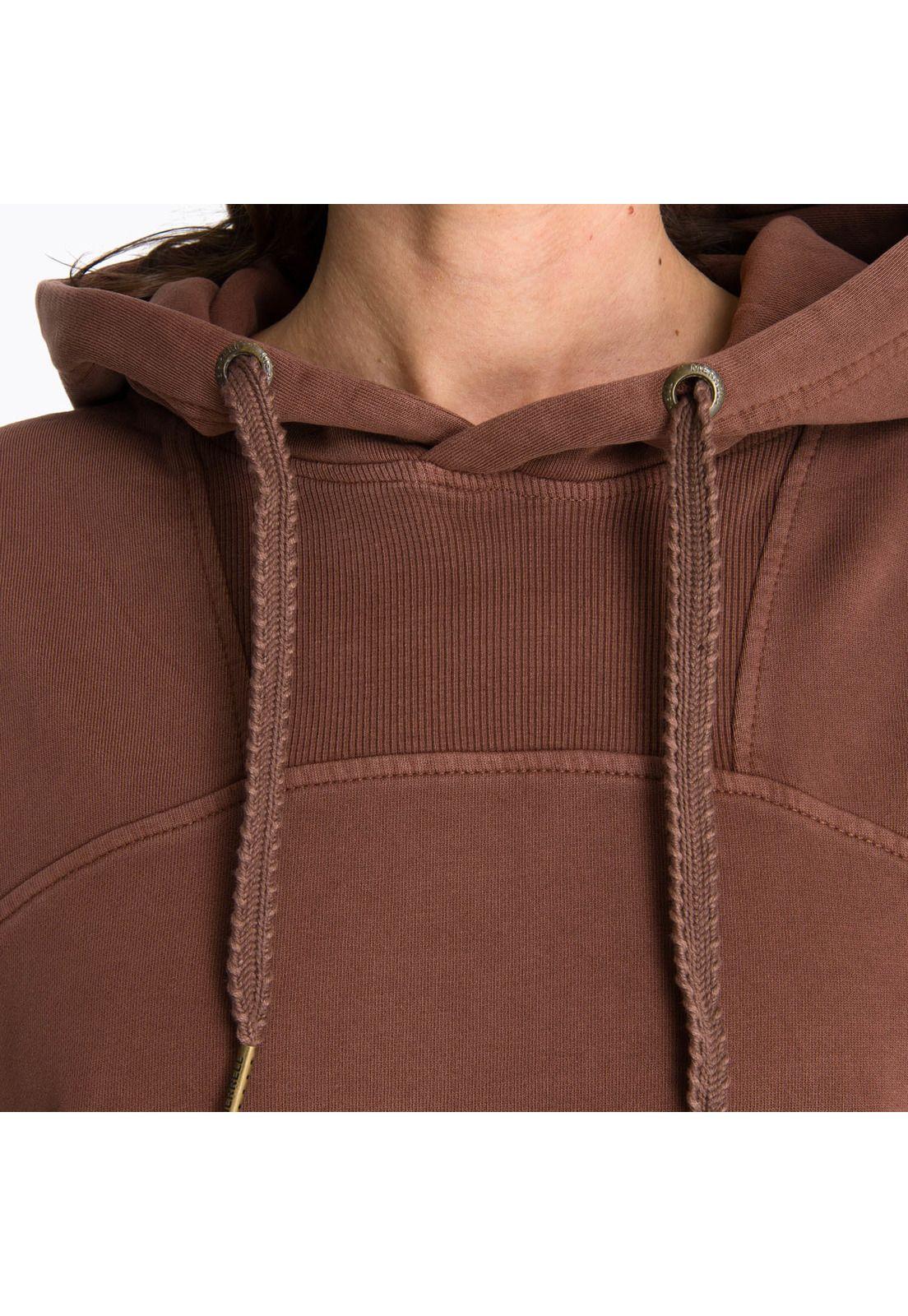 Poleron Mujer Hoodie Arewhana Terracota -5