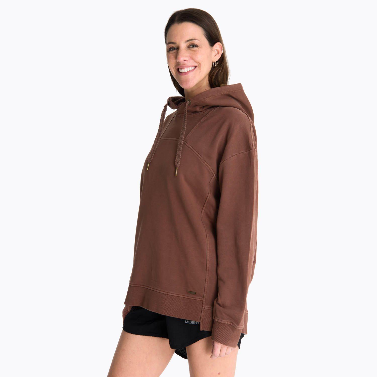 Poleron Mujer Hoodie Arewhana Terracota -1