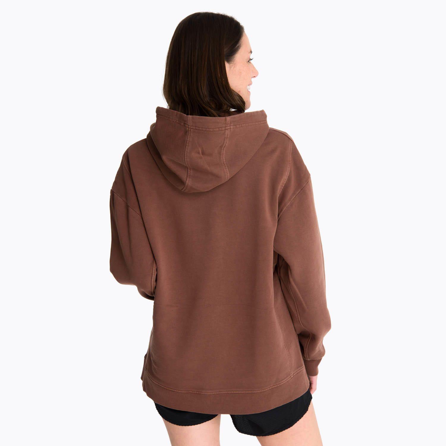 Poleron Mujer Hoodie Arewhana Terracota -3