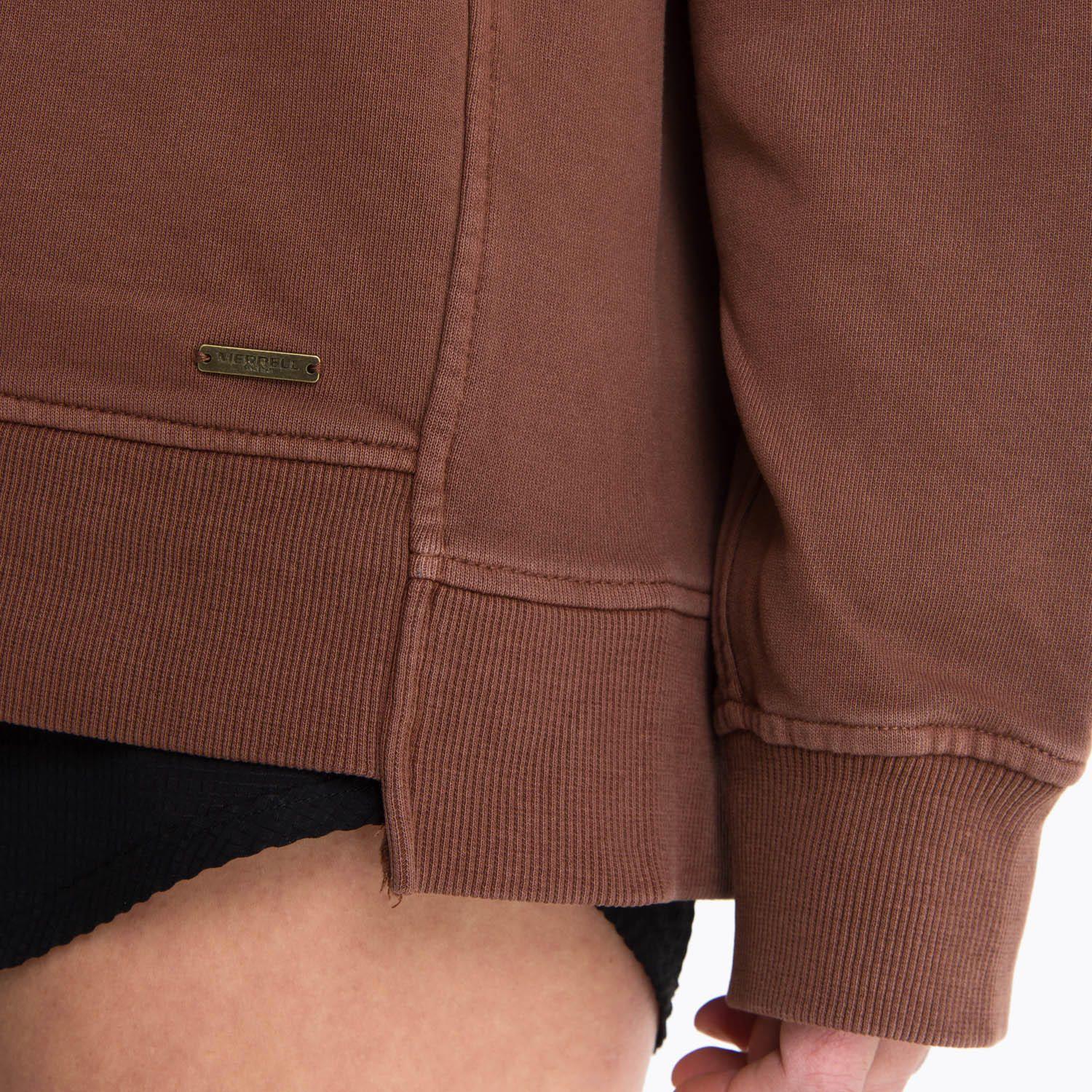 Poleron Mujer Hoodie Arewhana Terracota -4