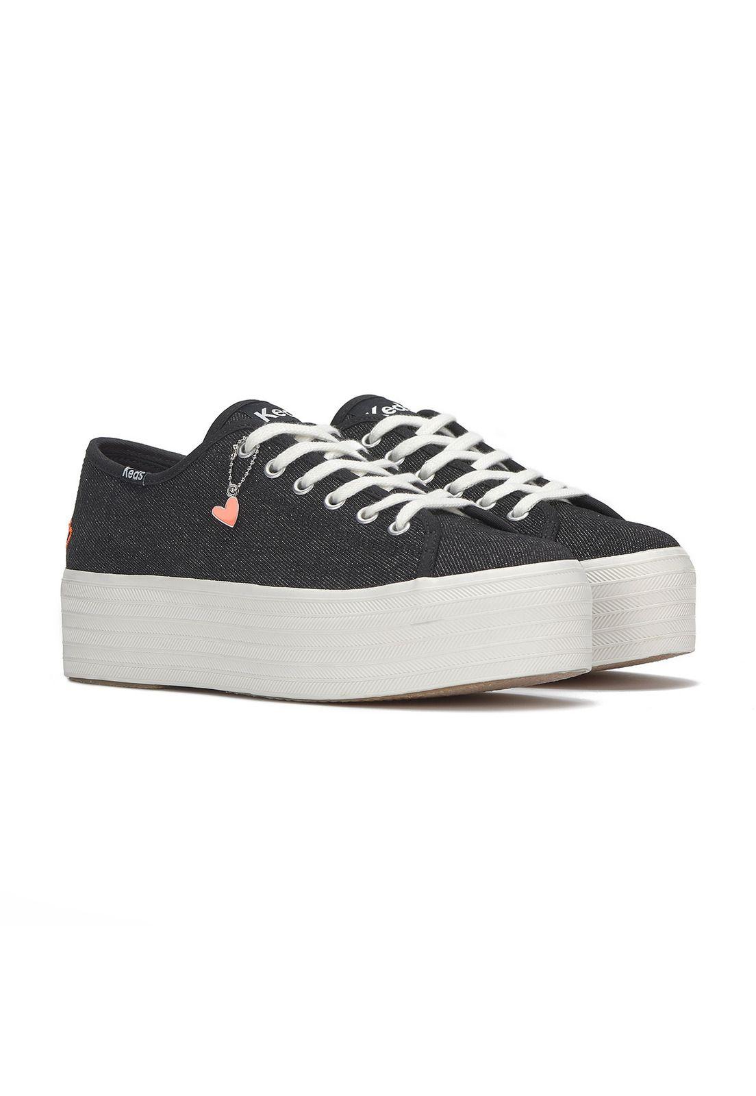 Zapatilla Mujer Triple Up Negro-4