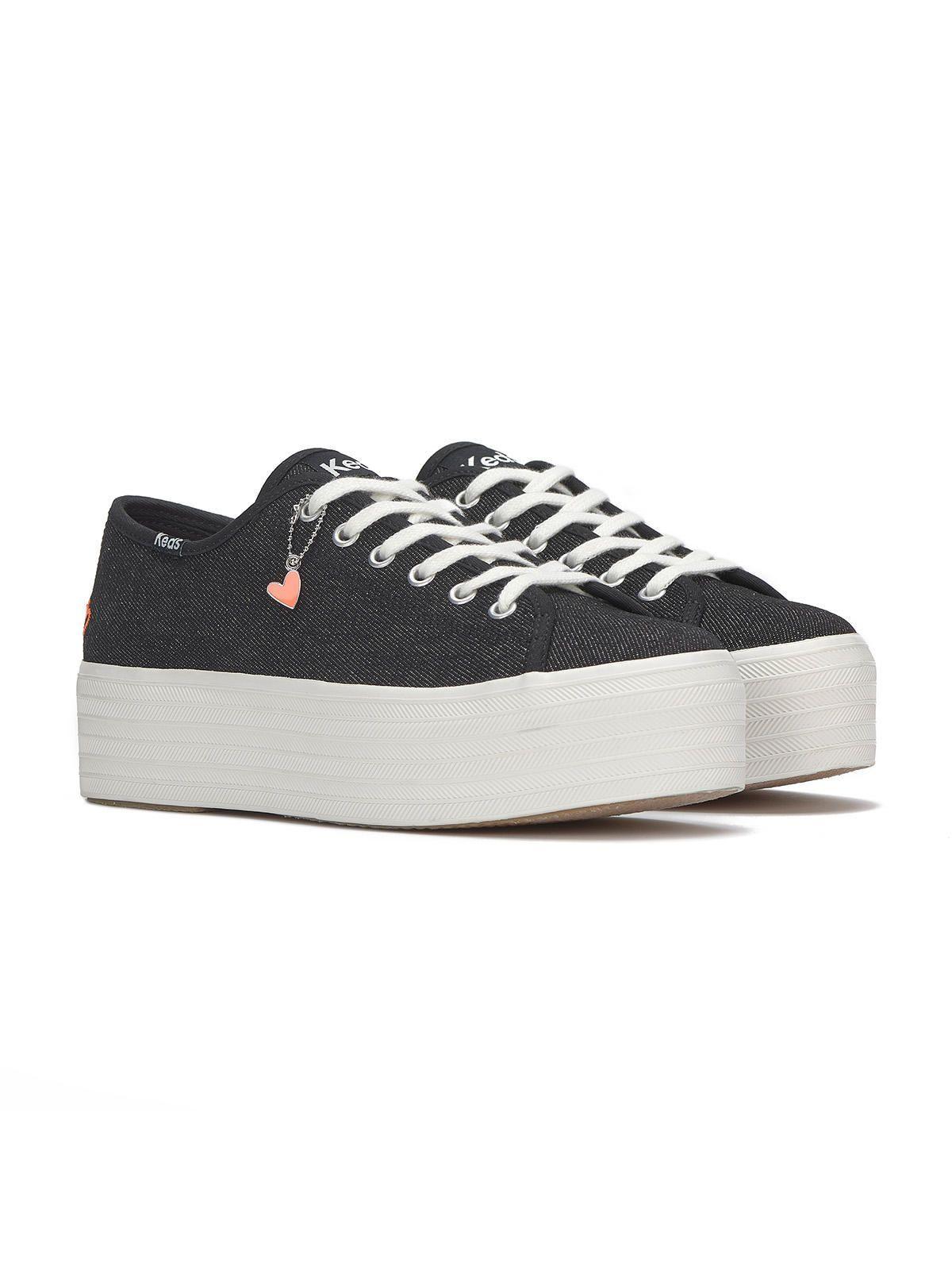 Zapatilla Mujer Triple Up Negro-4