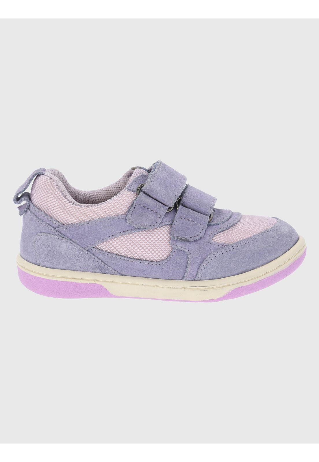 Zapatilla Cuero Morado Niña Lazo Pro  (19-25)-4