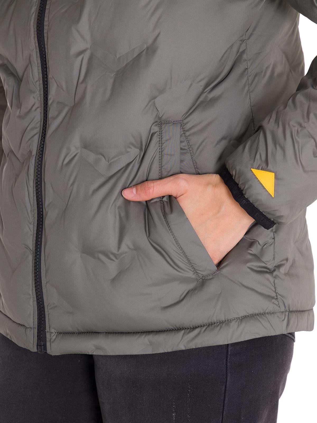 Parka Bonded Medium Weight Insulated Mujer Gris-5