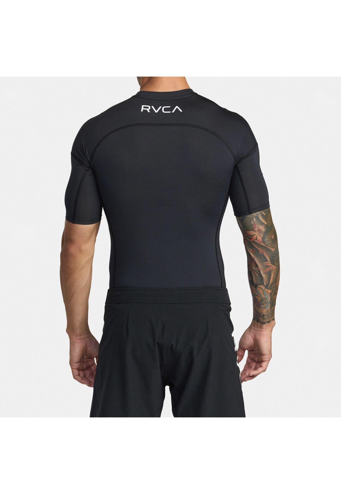 Polera Hombre Sport Rashguard M Sf Negro-1