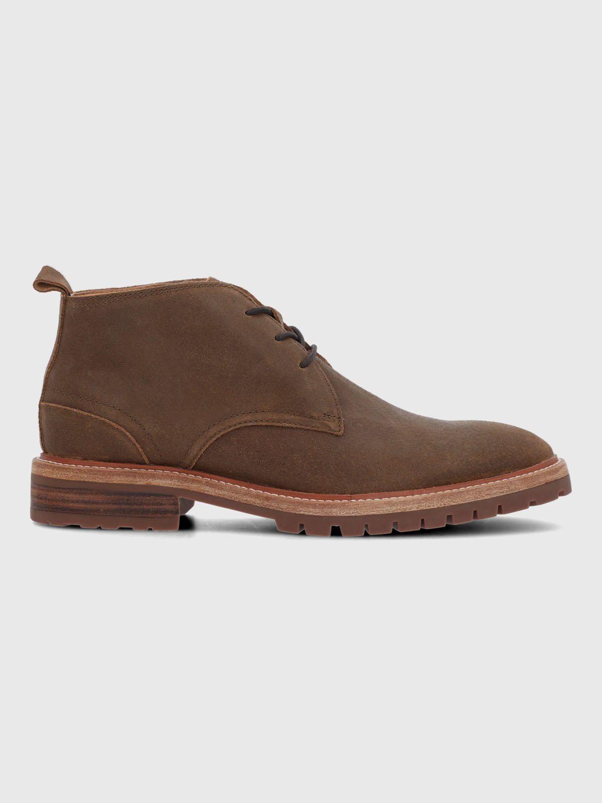 Botin Cuero Hombre Milvio Café-1