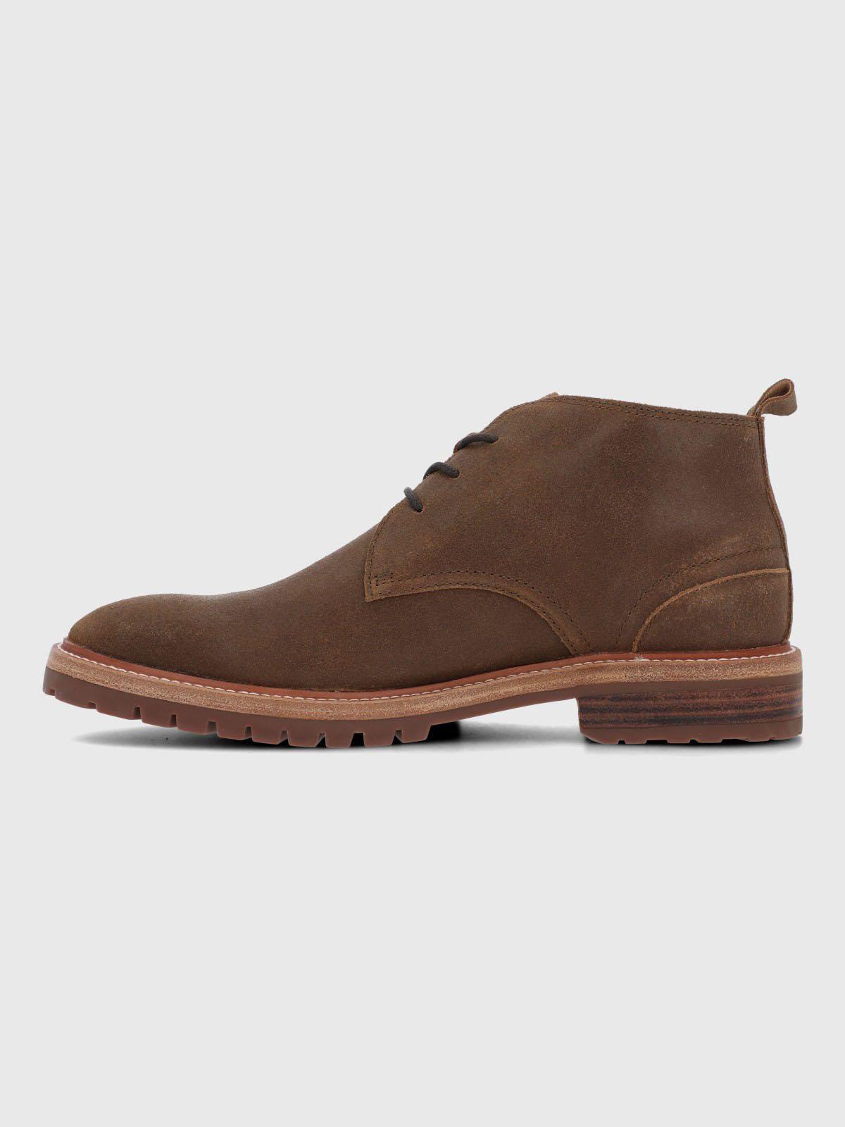 Botin Cuero Hombre Milvio Café-4