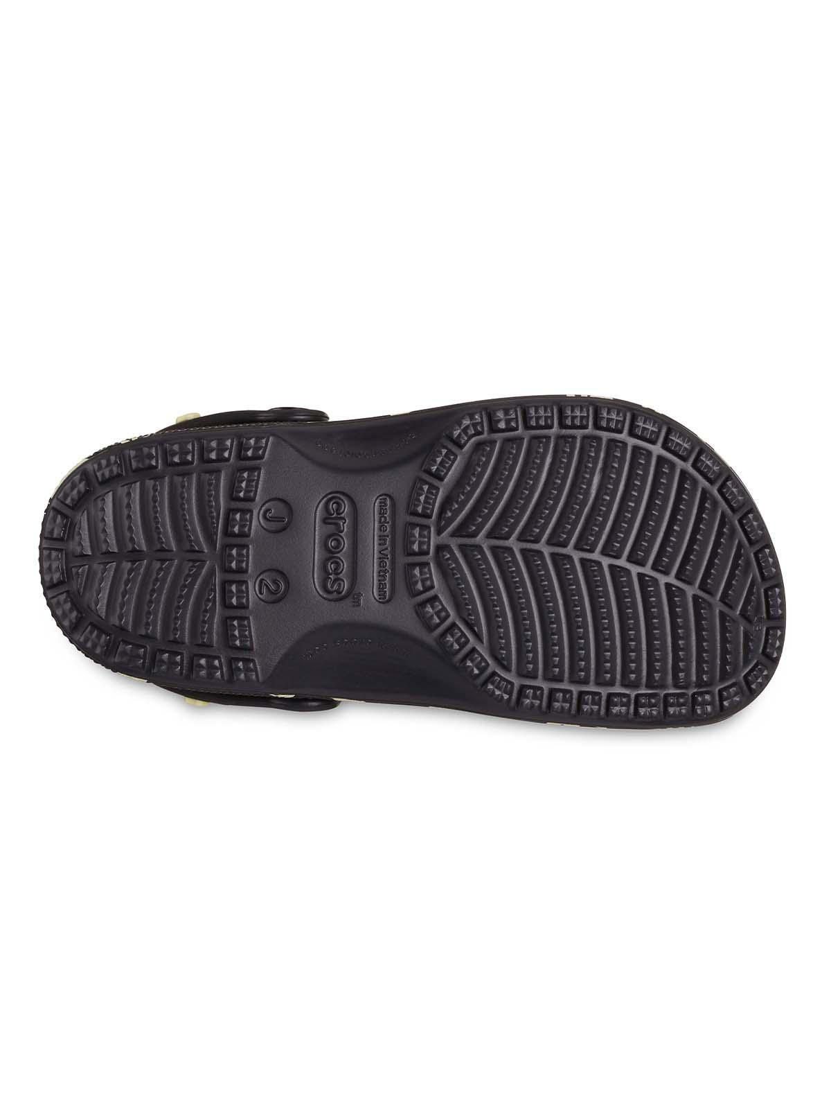 Zueco Crocs Niño Glow Space Clog K Negro-5