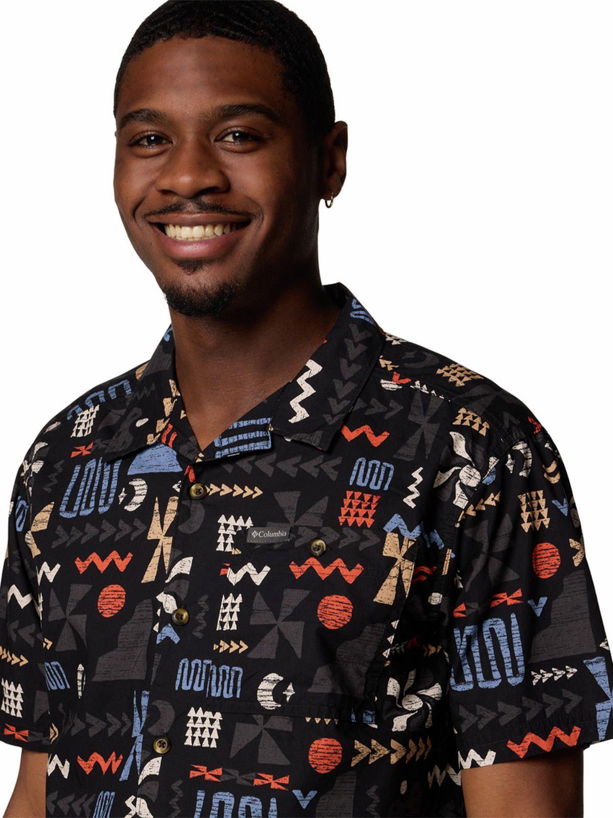 Camisa Manga Corta Hombre Pine Canyon Negro-2