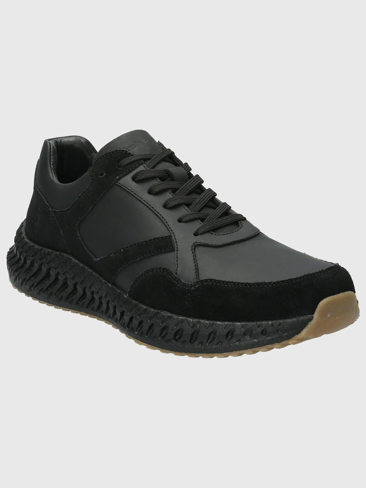 Zapatilla Cuero Hombre Spinal Expl Negro-0