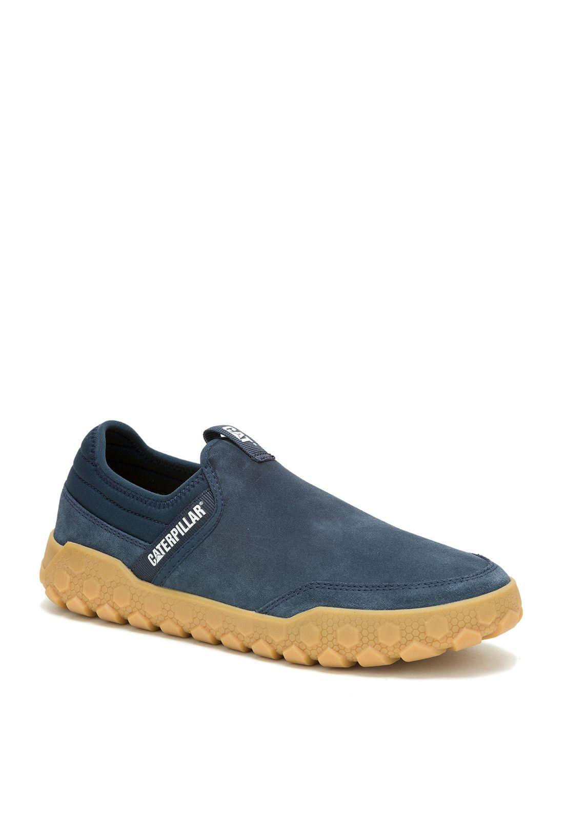 Zapatilla Slip On Gamuza Hombre Hex + Azul Marino -0
