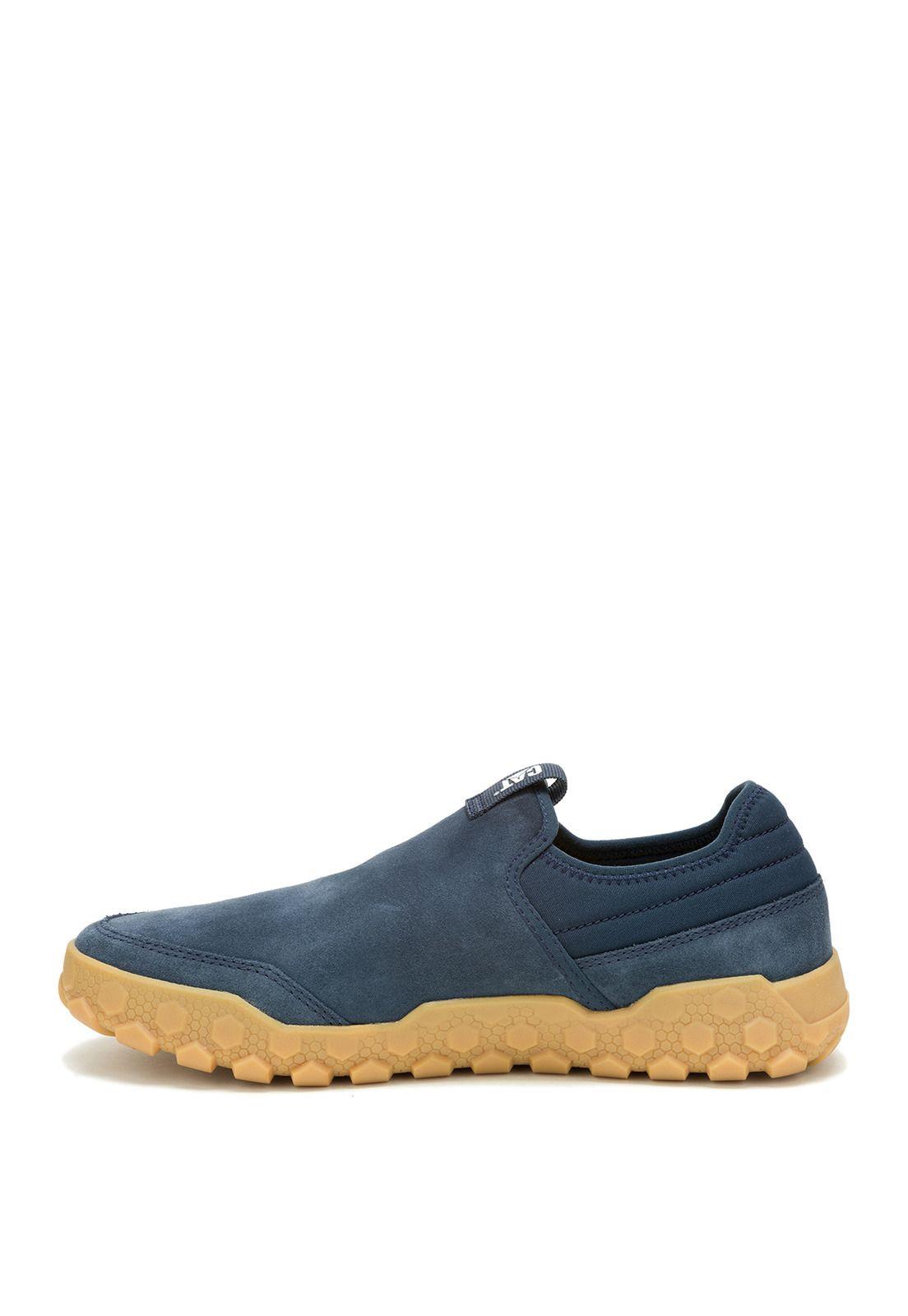 Zapatilla Slip On Gamuza Hombre Hex + Azul Marino -4