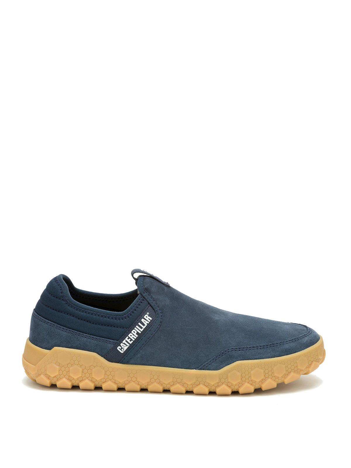 Zapatilla Slip On Gamuza Hombre Hex + Azul Marino -1