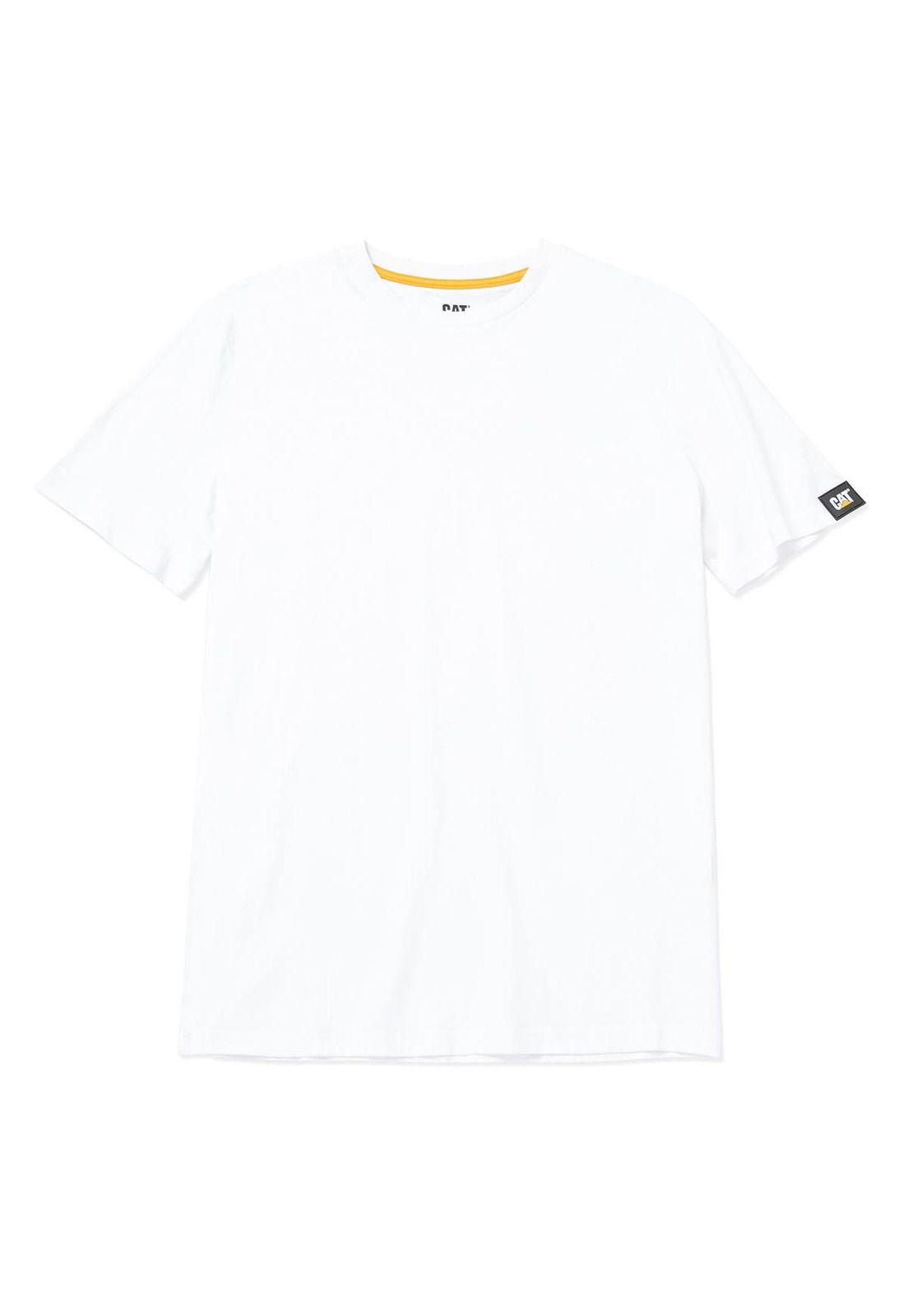 Polera Manga Corta Hombre Essential S/S Tee Blanco-0