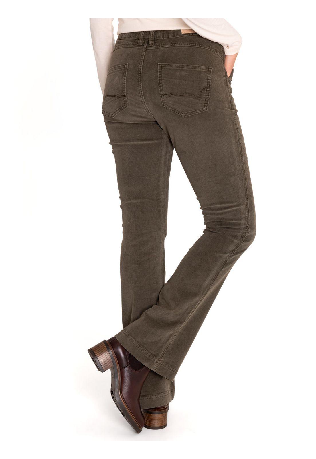 Pantalón Algodón Orgánico Mujer Alicia Beige-6