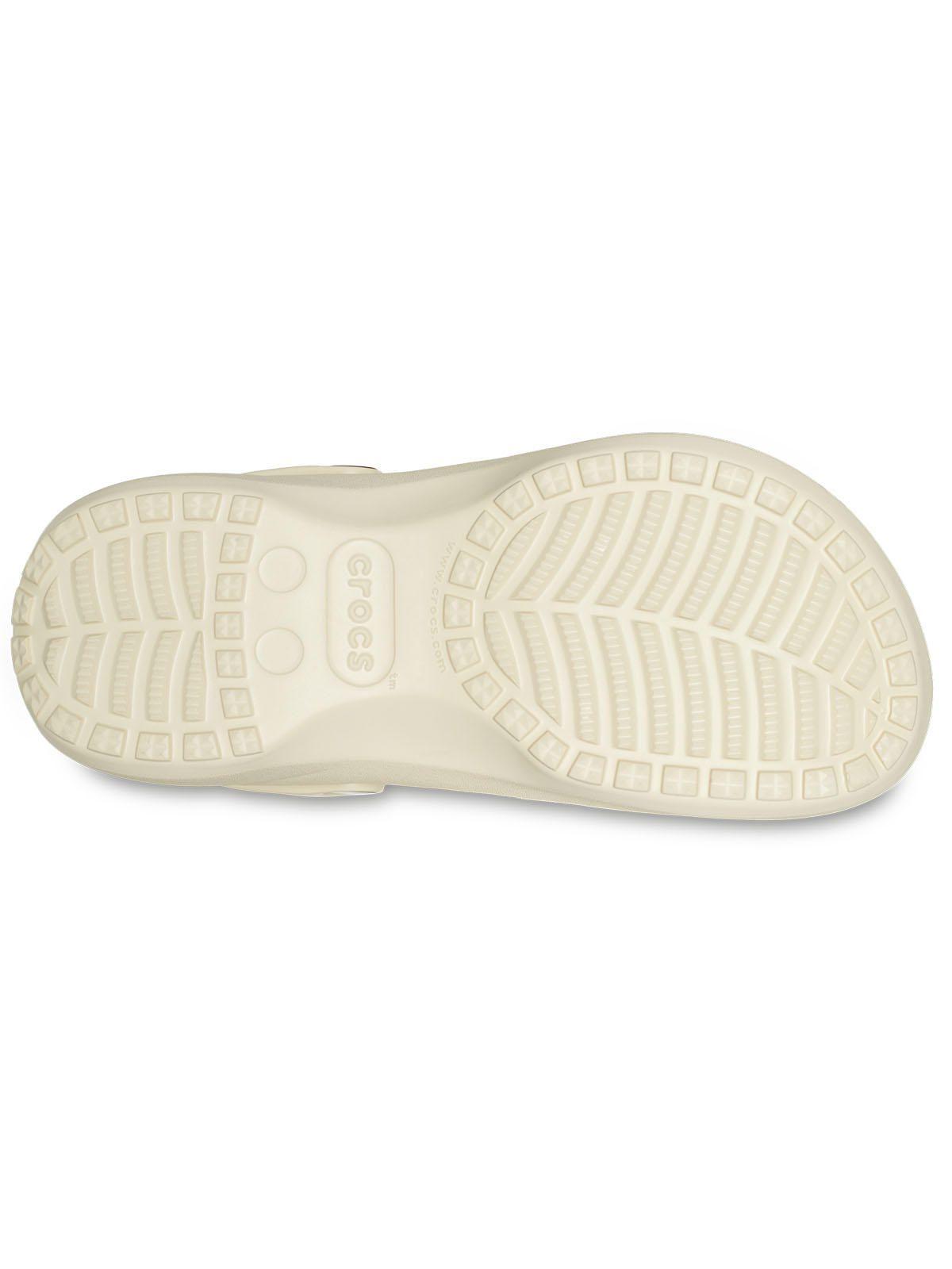 Zueco Crocs Mujer Lined Plataforma Beige-3